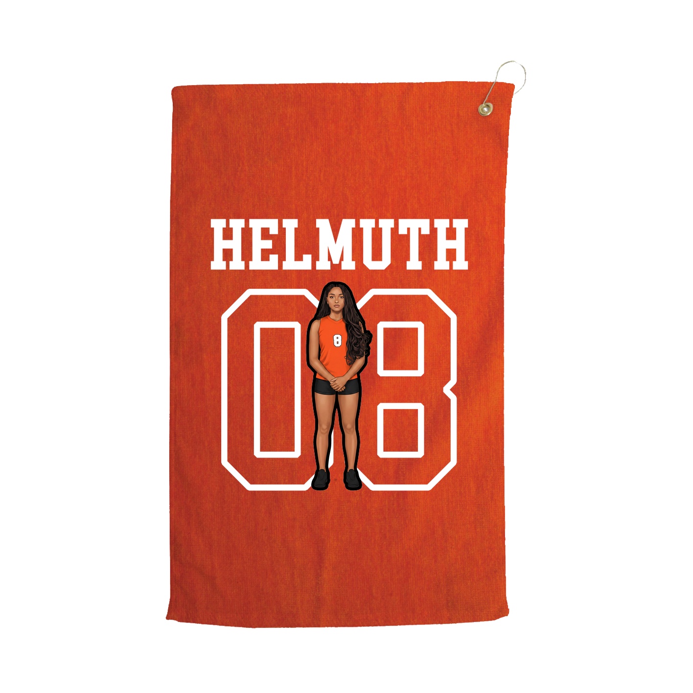 Golf Towel — Shirsey in Orange