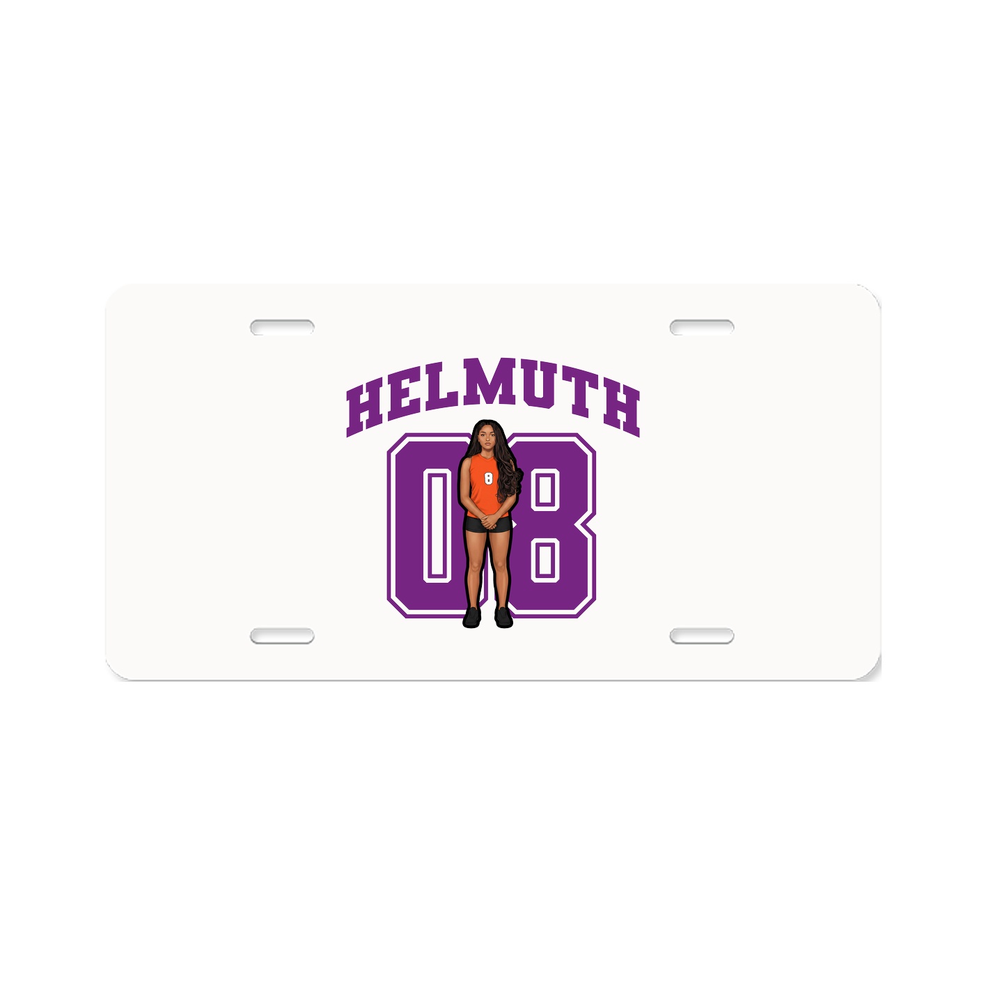 License Plate — Number in Classic