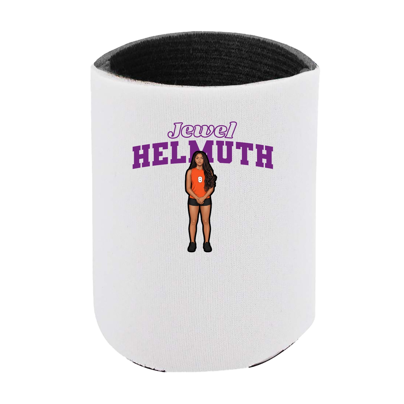 Can Holder — Name Arch in White