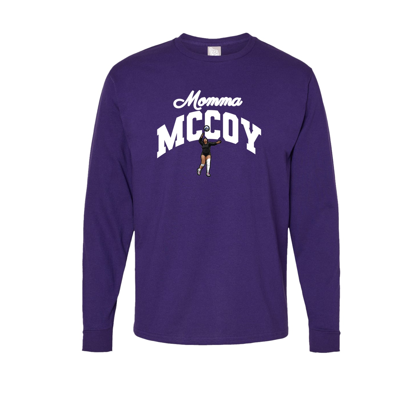 Long Sleeve Tee — Mothers Day Arch in Purple