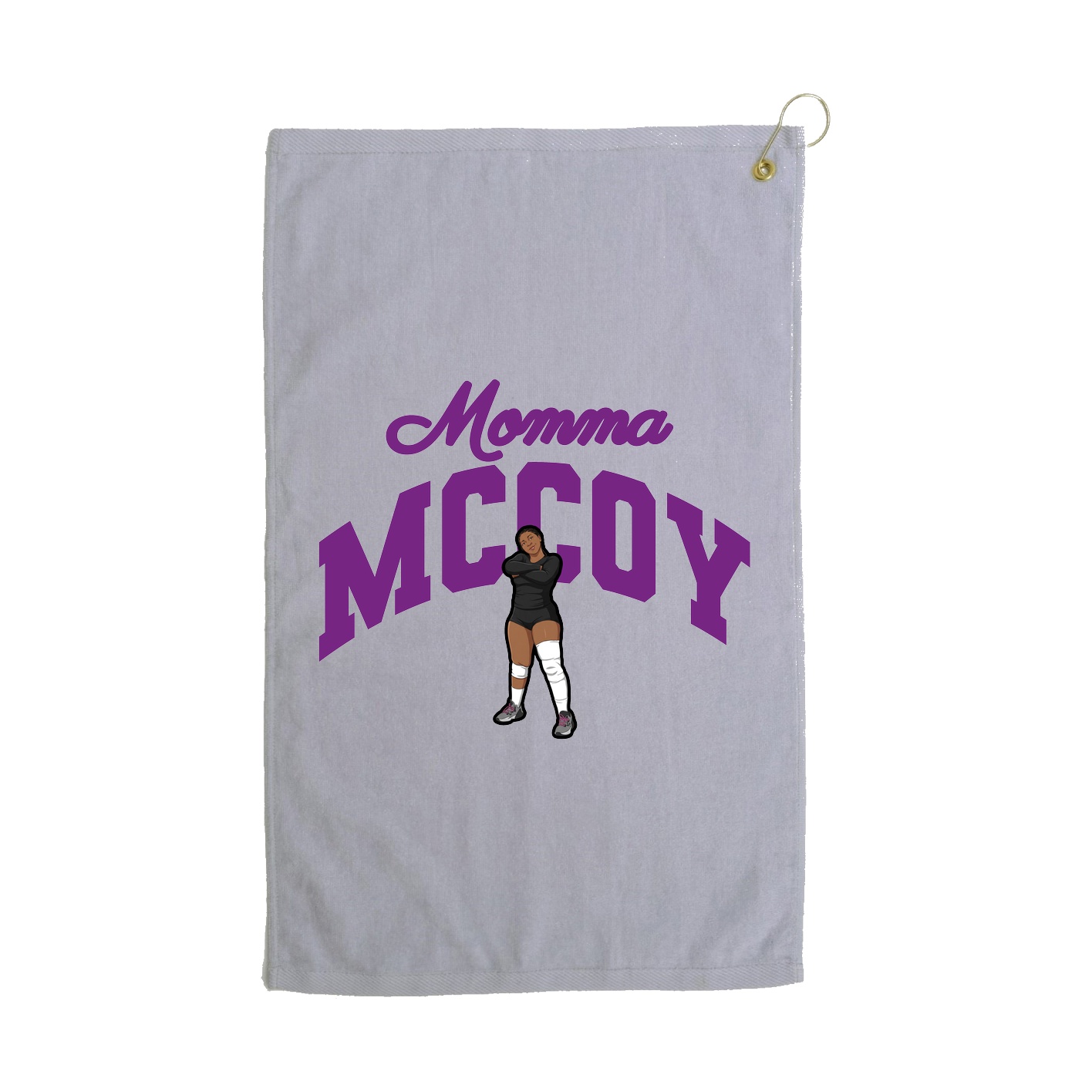 Golf Towel — Mothers Day Arch in Grey