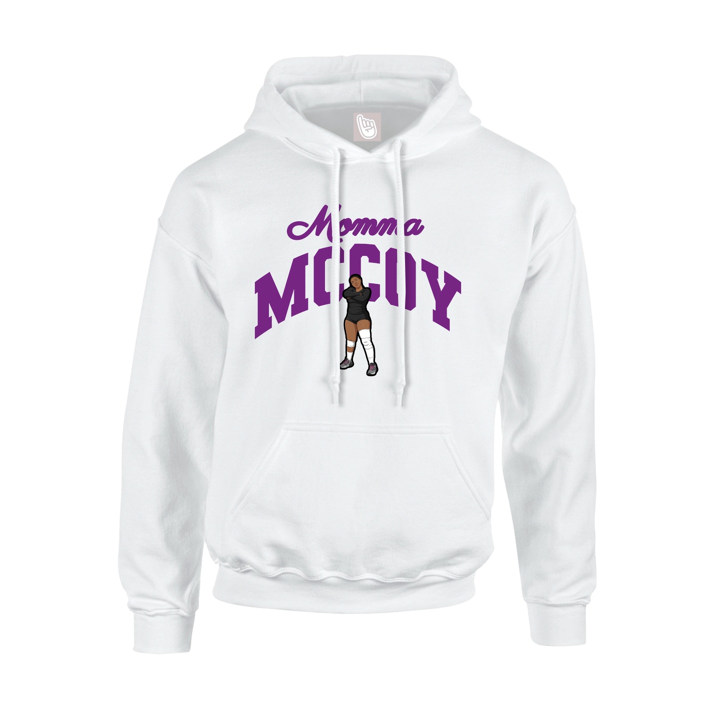 Hoodie — Mothers Day Arch in White