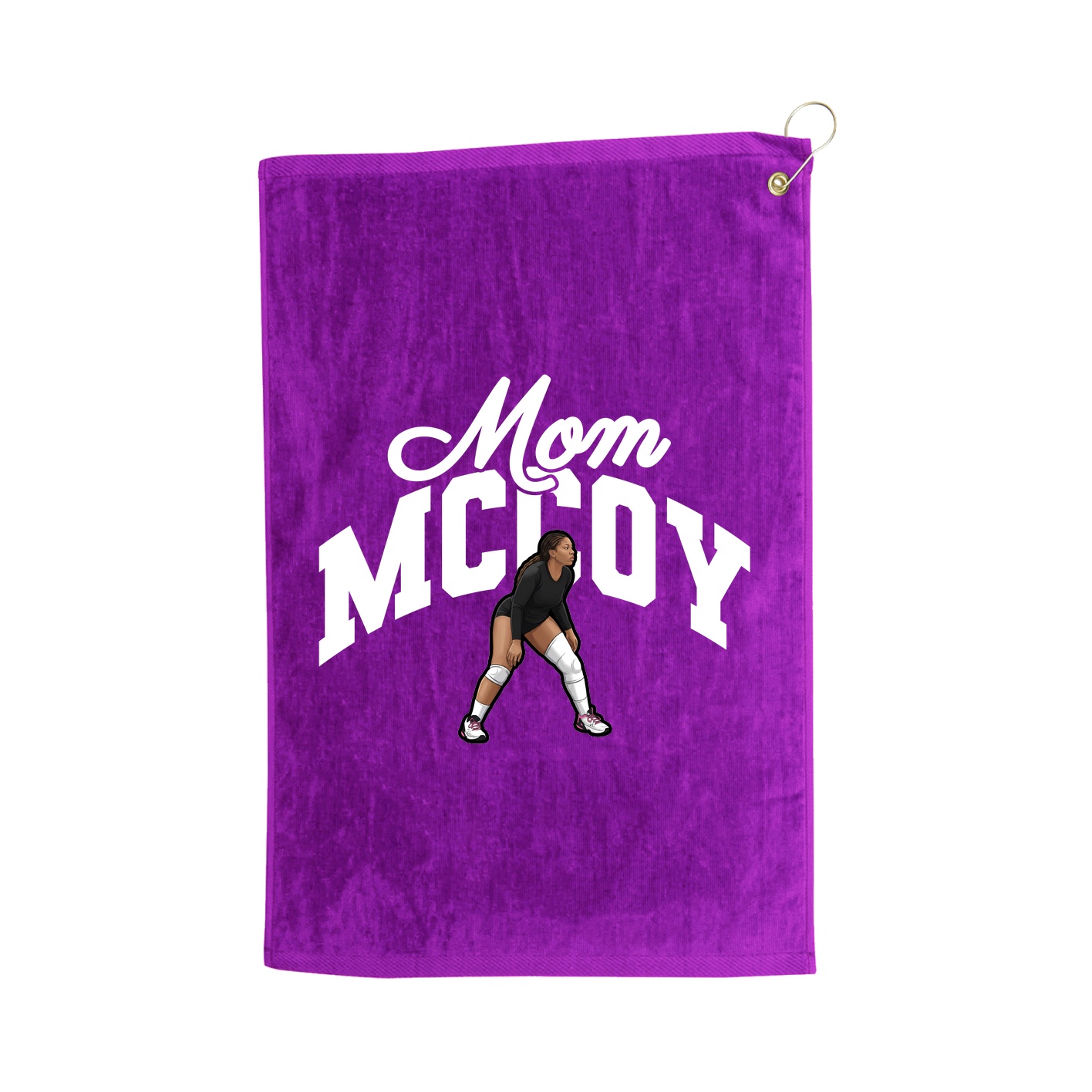 Golf Towel — Mothers Day Arch in Purple