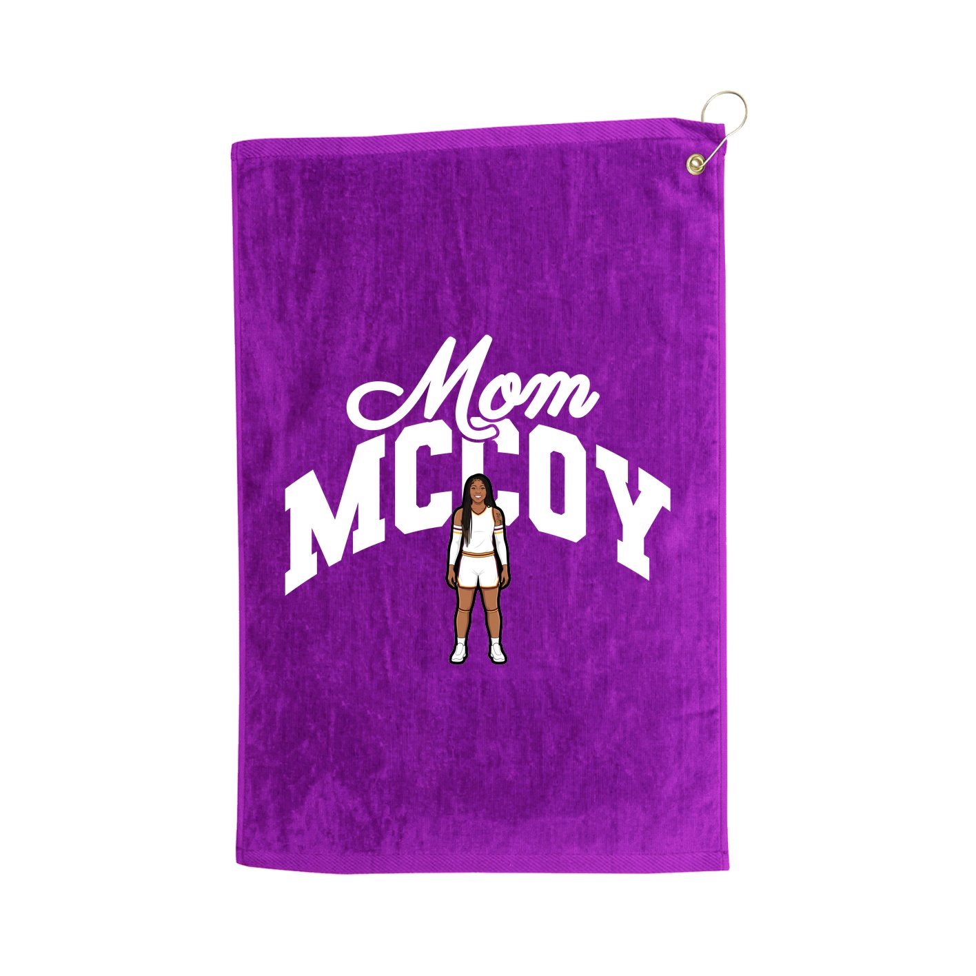 Golf Towel — Mothers Day Arch in Purple
