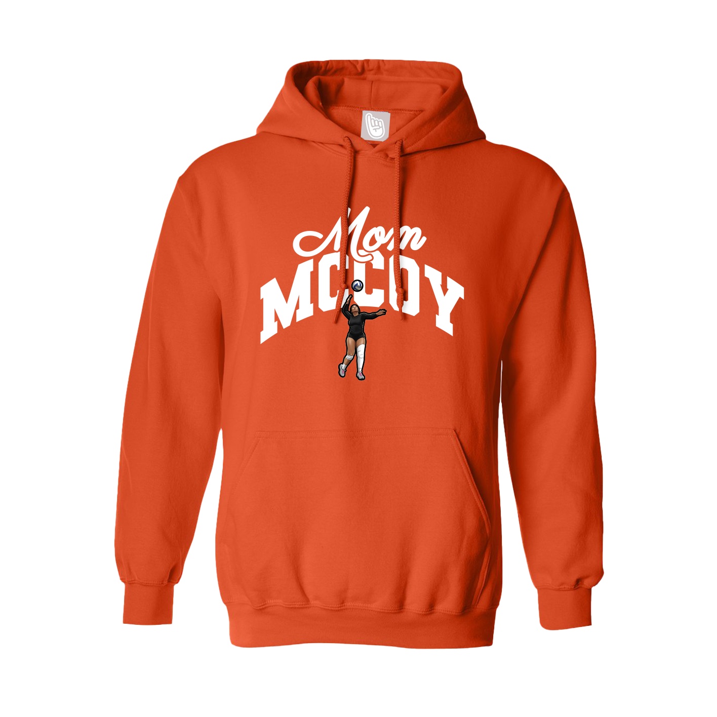 Youth Hoodie — Mothers Day Arch in Orange