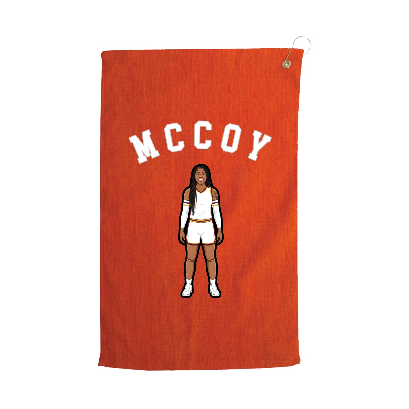 Golf Towel — Shirsey Arch in Orange