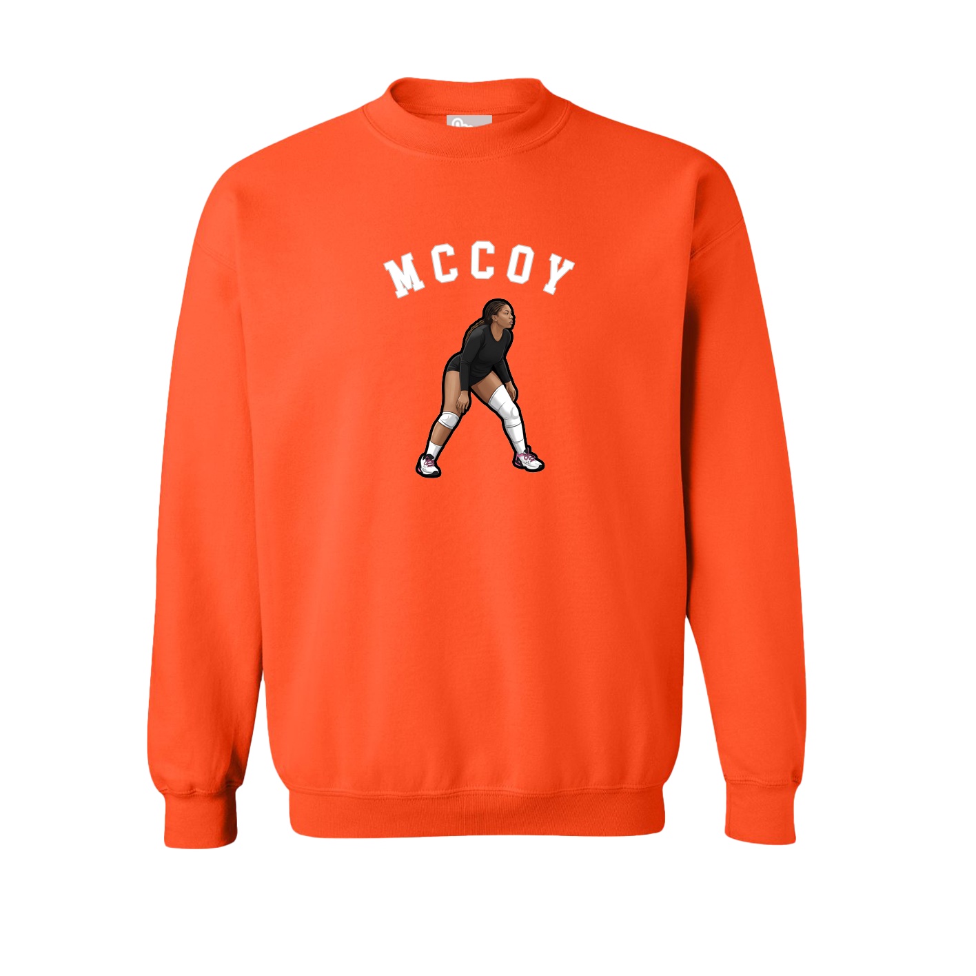 Fleece Crew — Shirsey Arch in Orange