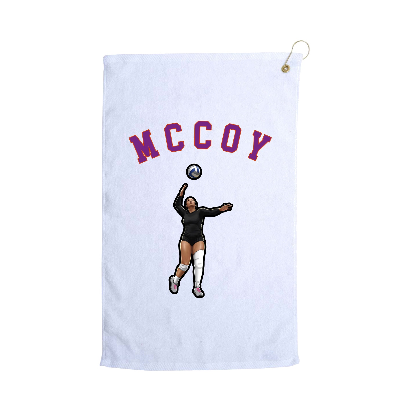 Golf Towel — Shirsey Arch in White