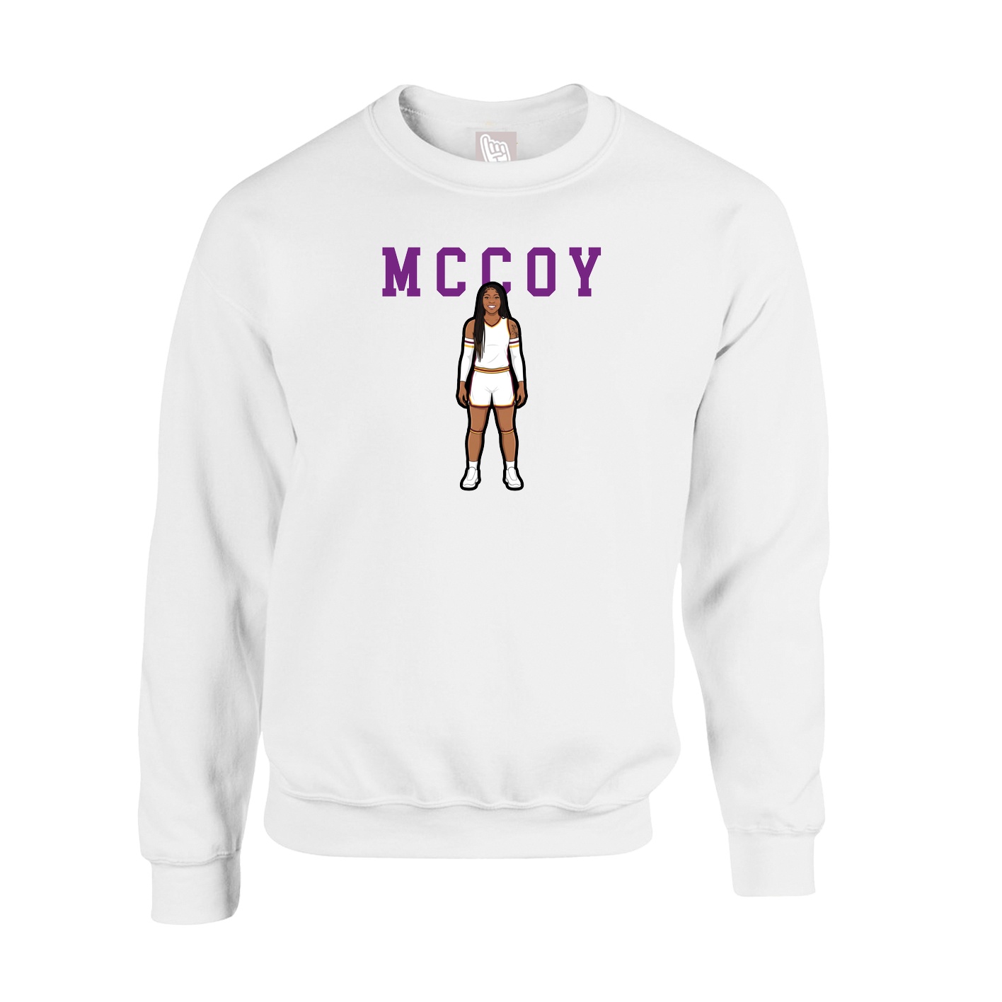 Fleece Crew — Shirsey in White