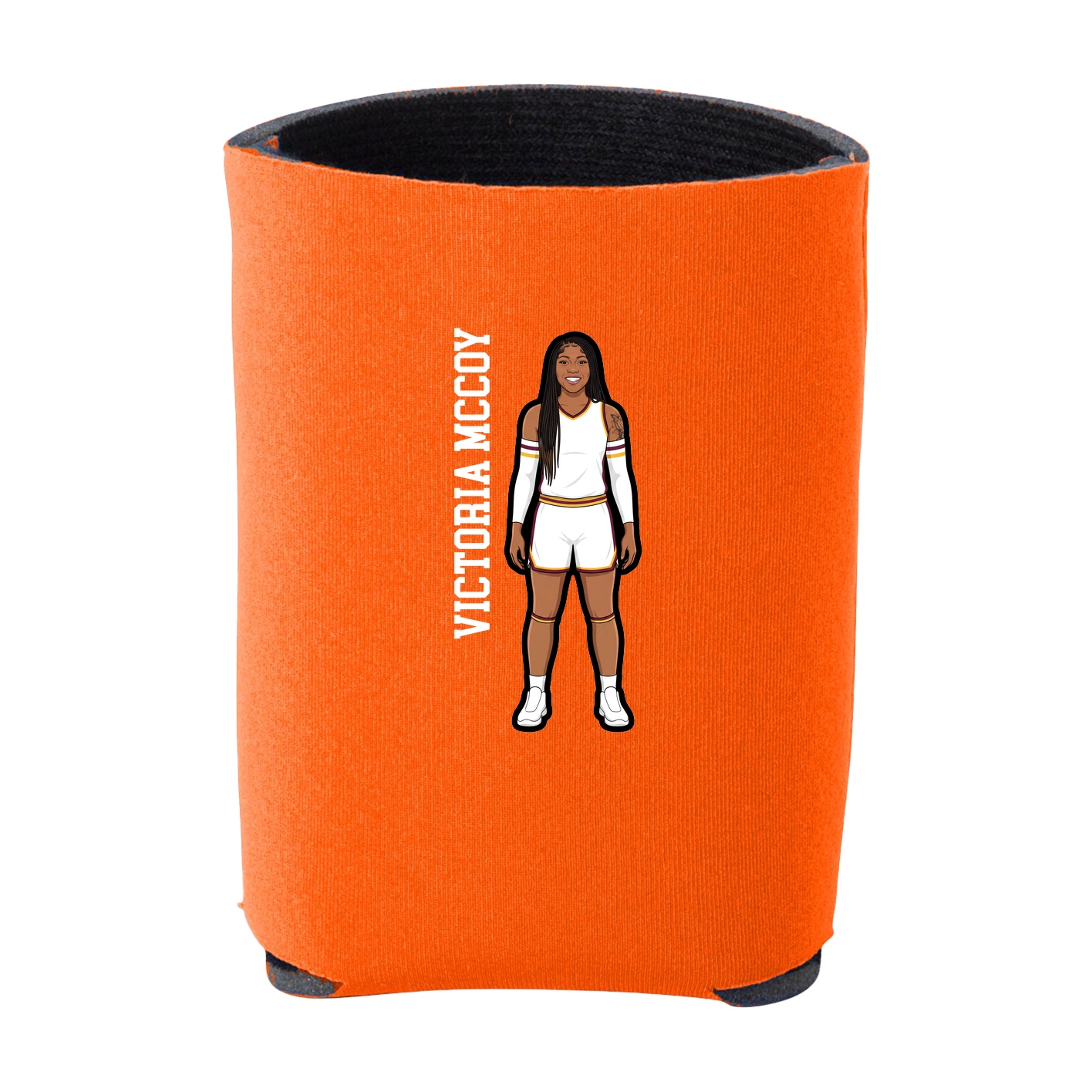 Can Holder — Name Vertical in Orange