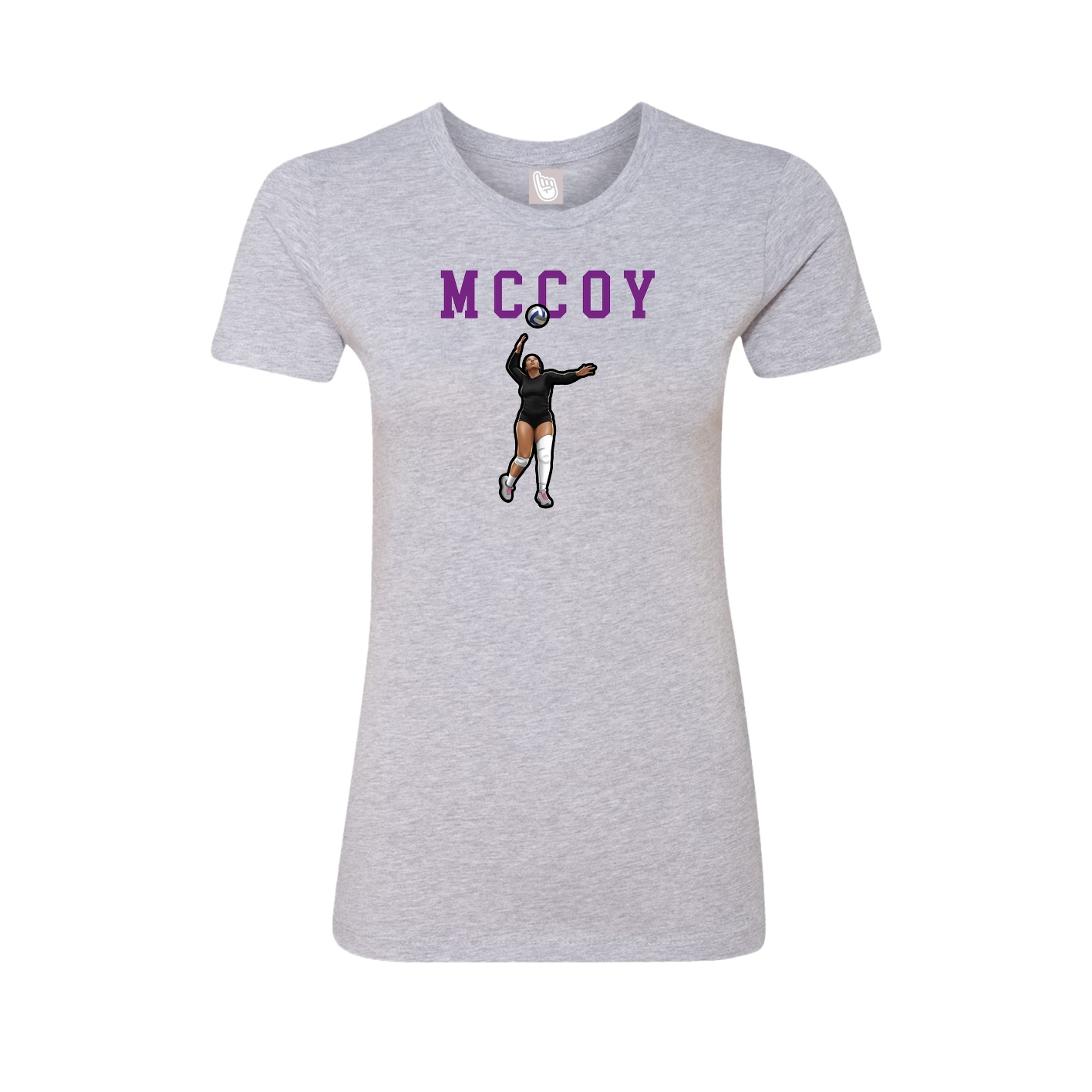 Fitted Women's Tee — Shirsey in Grey