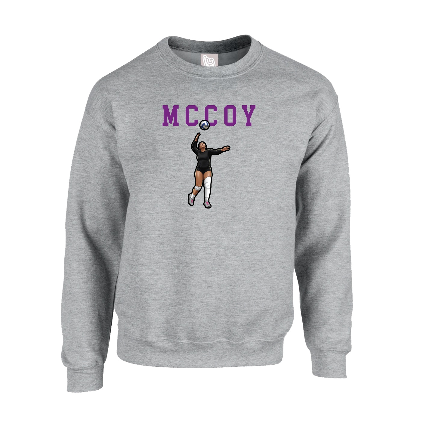 Fleece Crew — Shirsey in Grey