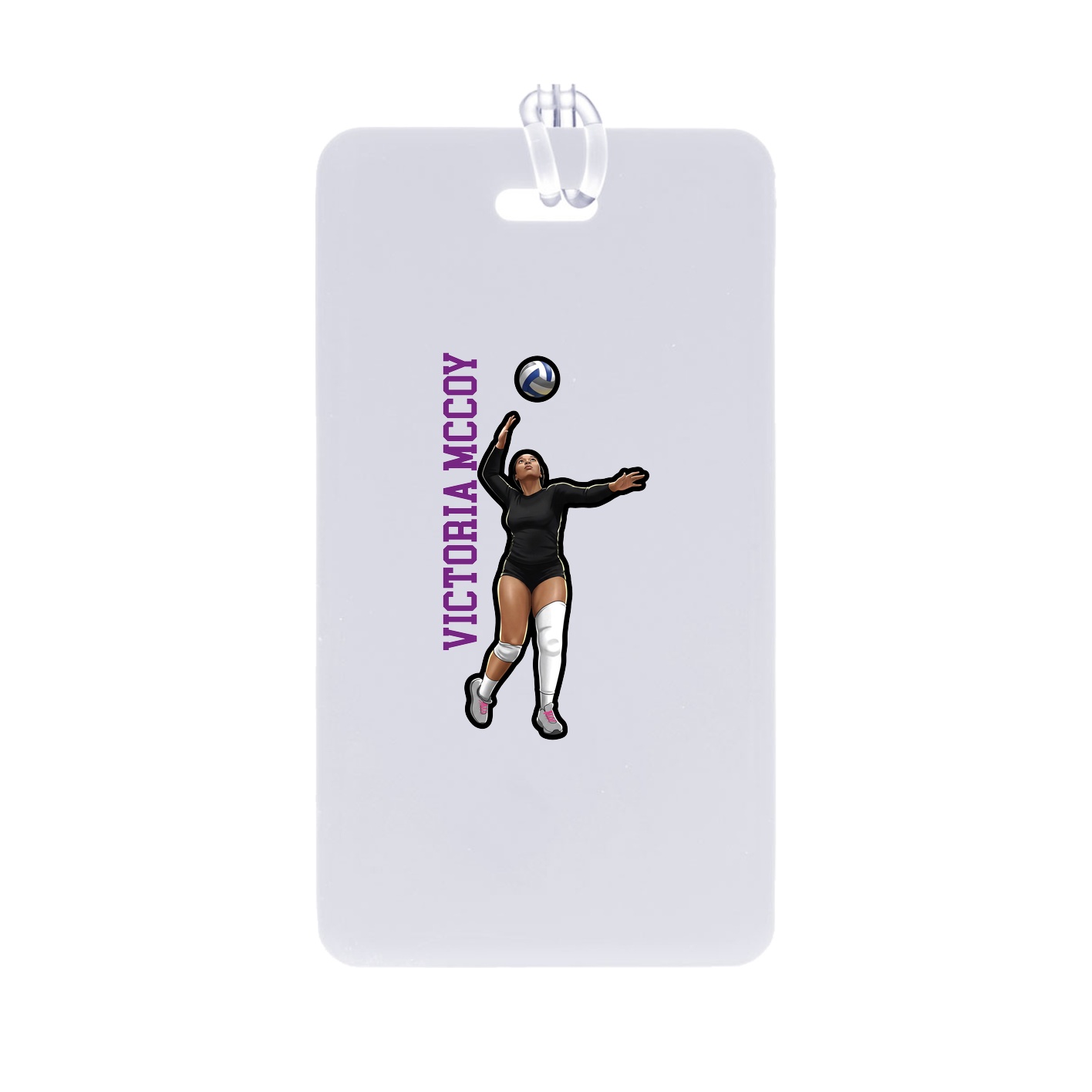 Bag Tag — Name Vertical in Classic