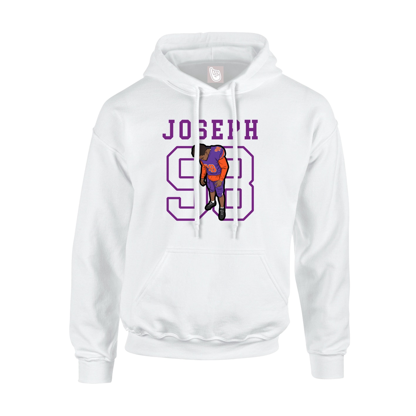 Hoodie — Shirsey in White