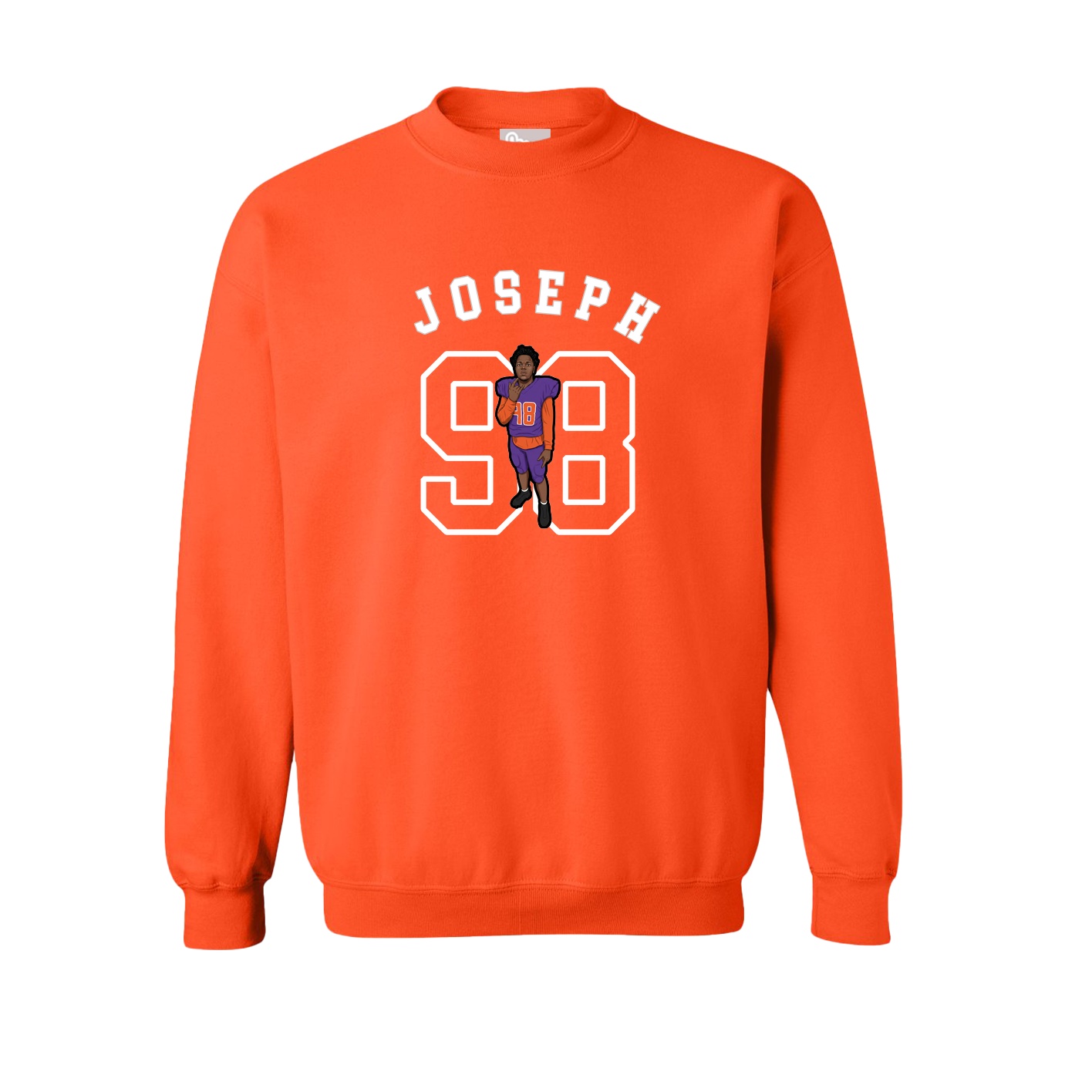 Fleece Crew — Shirsey Arch in Orange