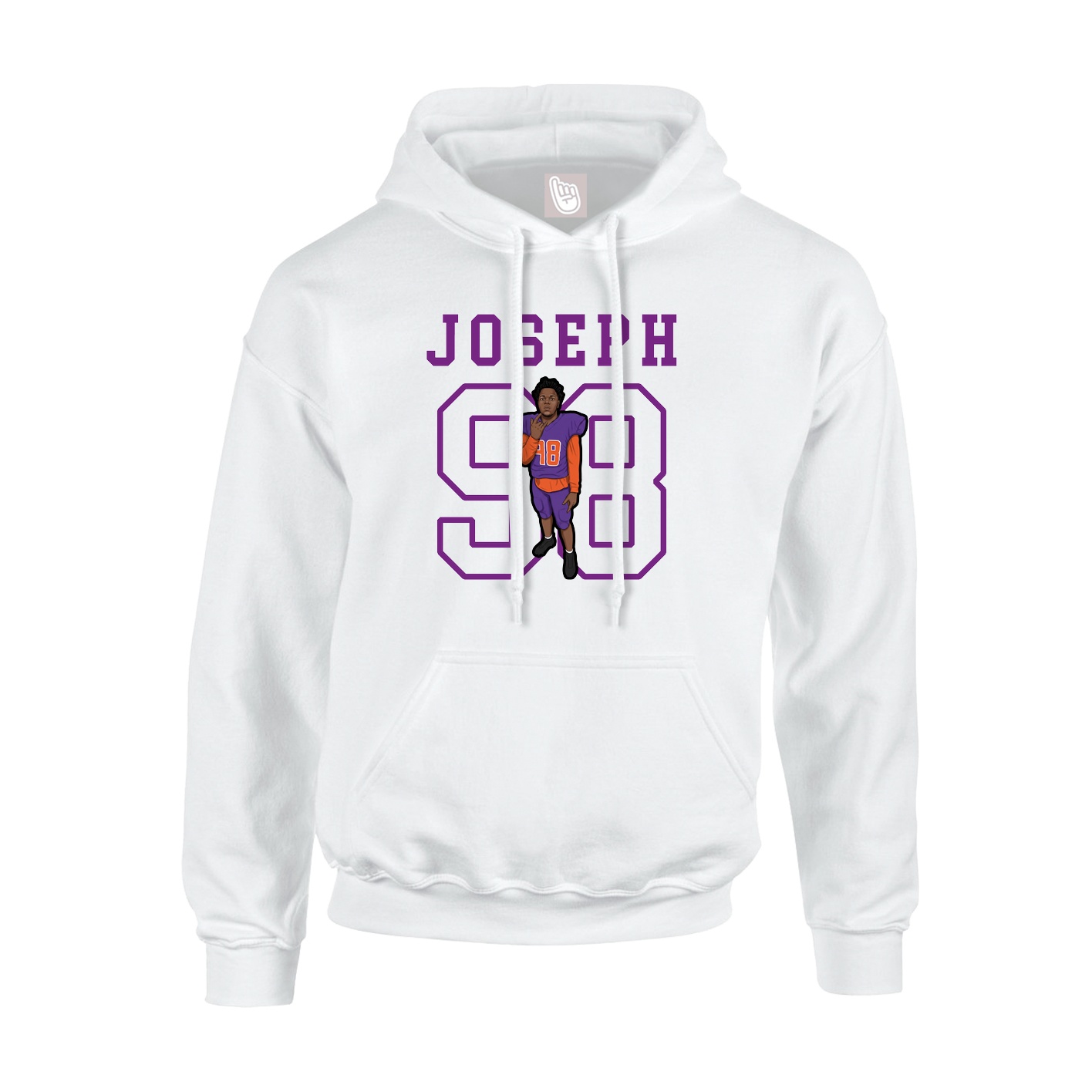 Hoodie — Shirsey in White