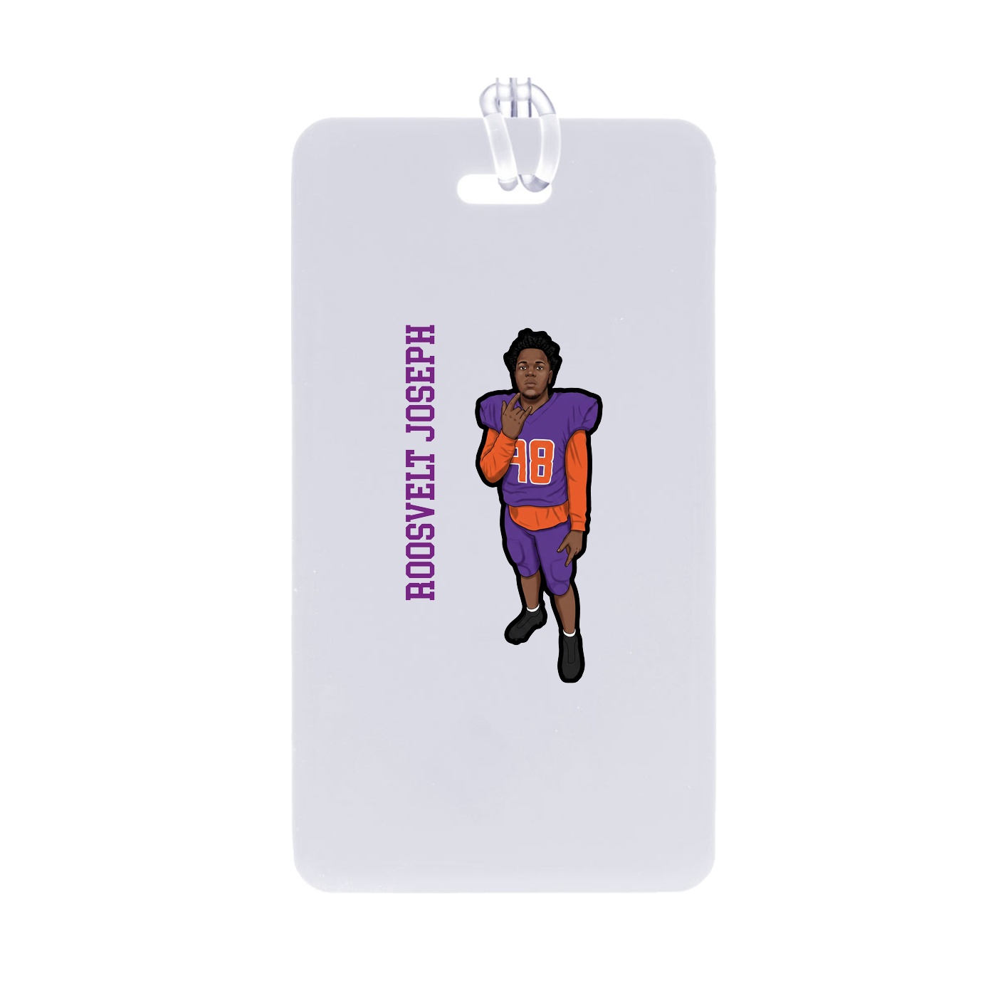 Bag Tag — Name Vertical in Classic