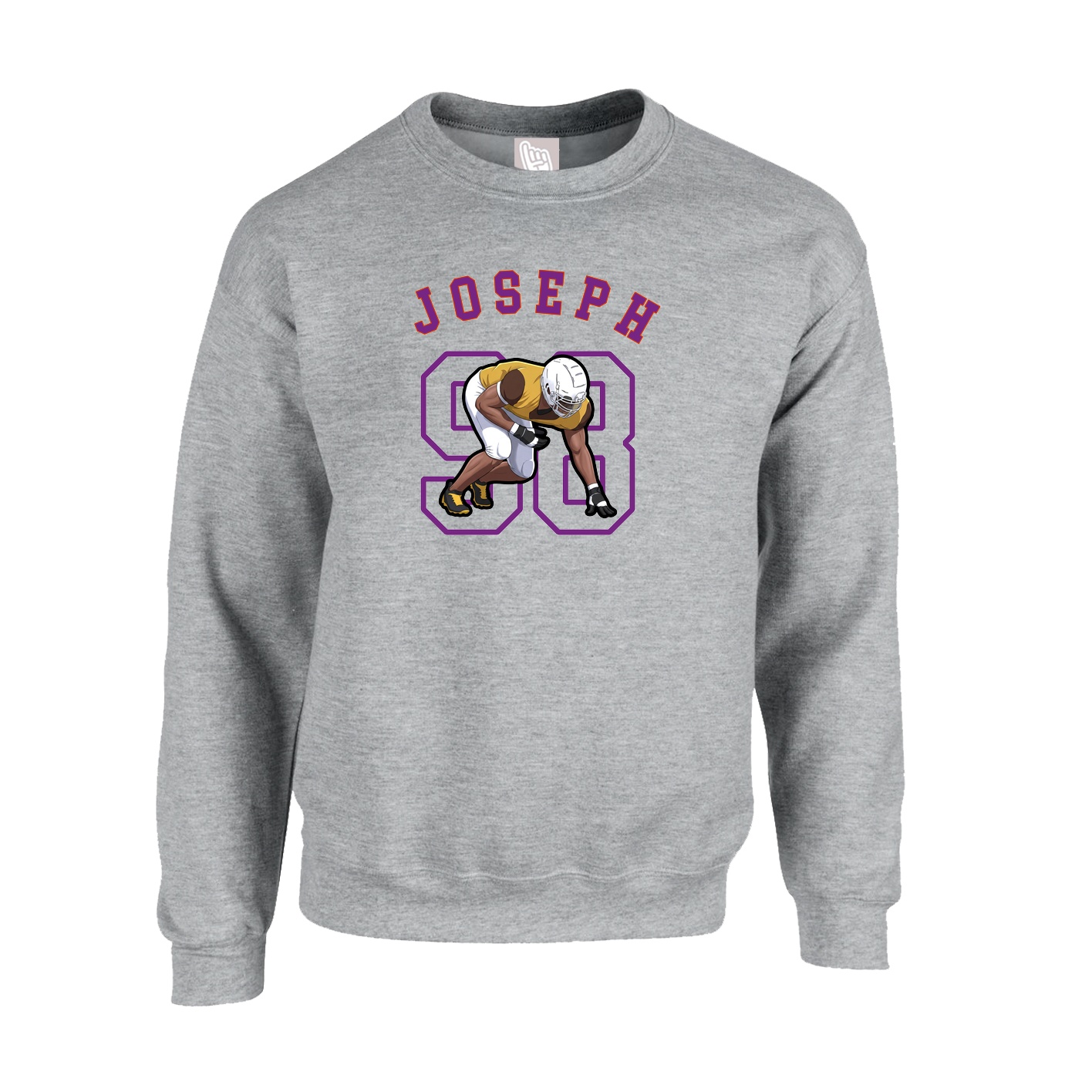 Fleece Crew — Shirsey Arch in Grey