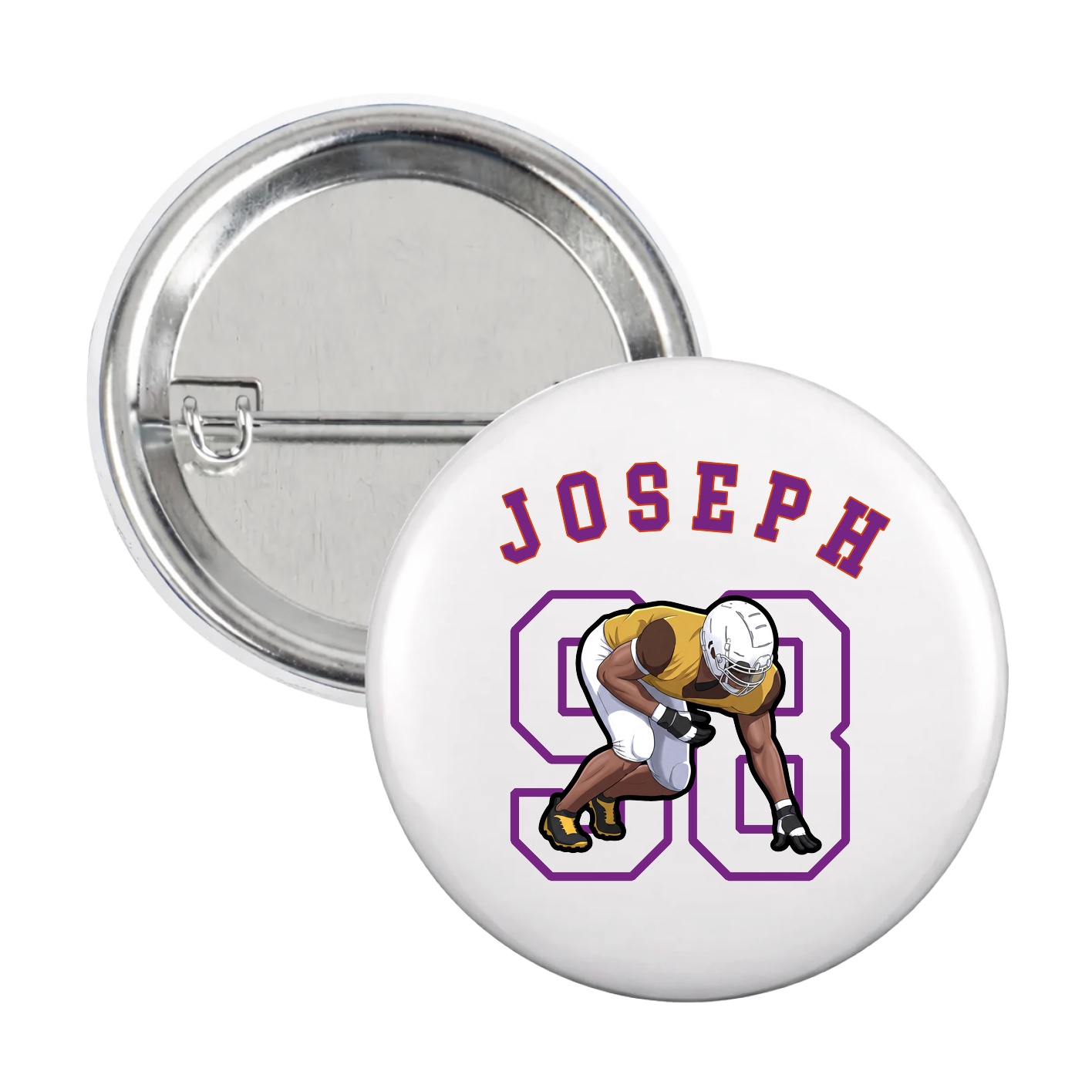 Game Day Button — Shirsey Arch in White