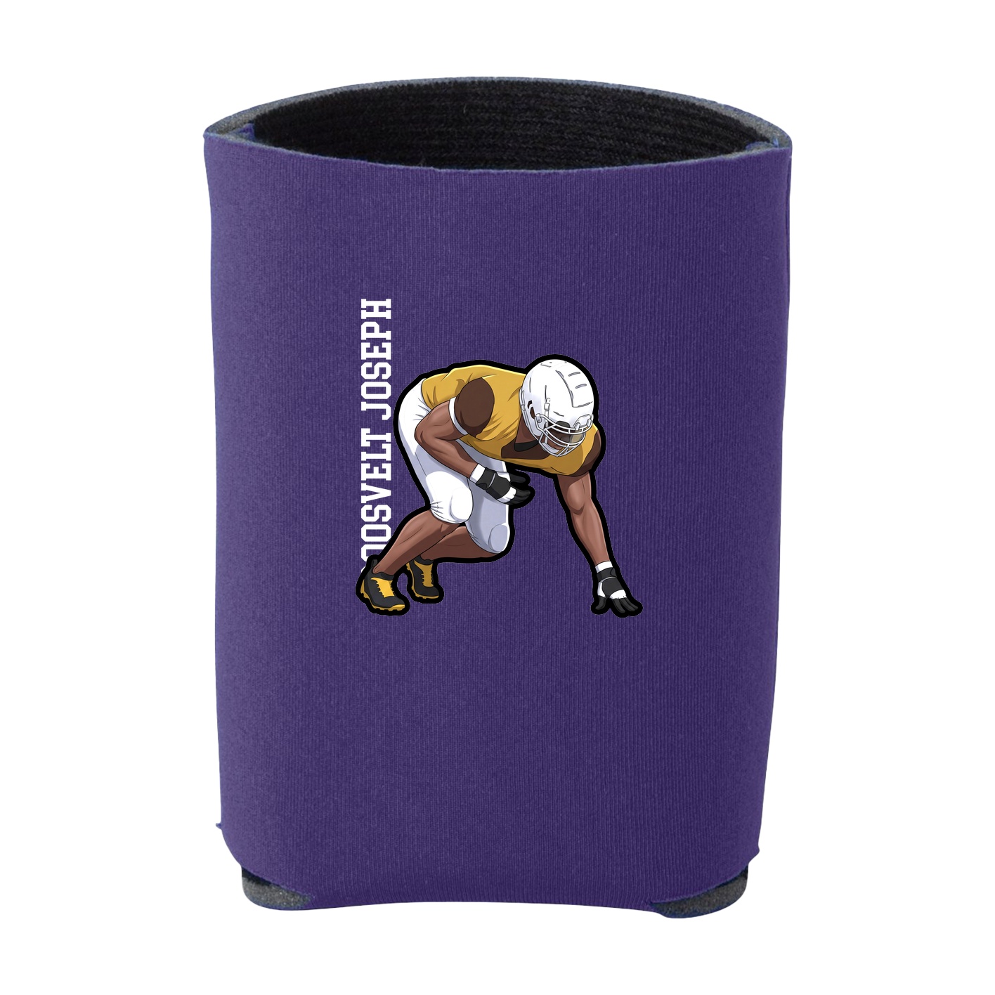 Can Holder — Name Vertical in Purple