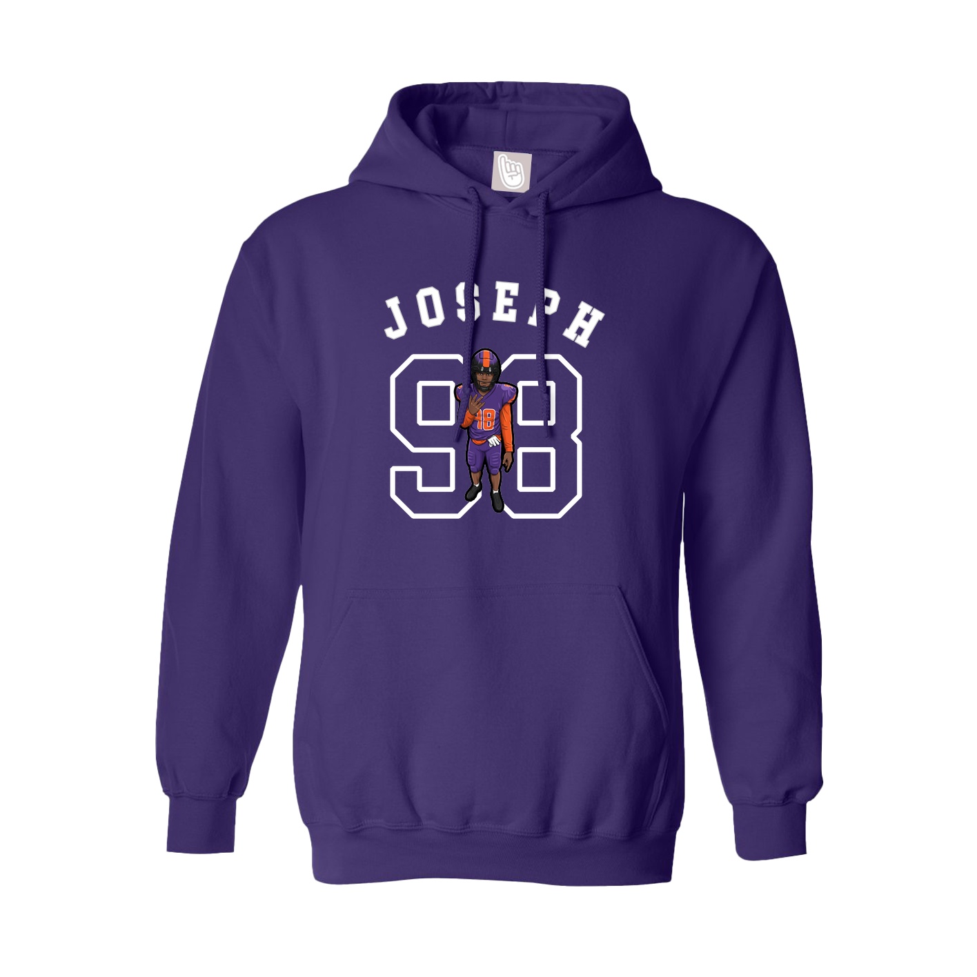 Hoodie — Shirsey Arch in Purple