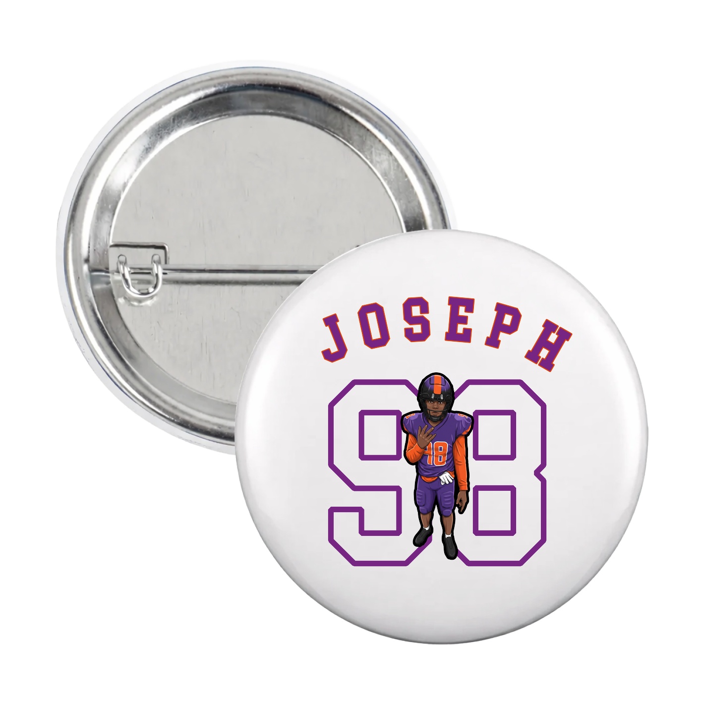 Game Day Button — Shirsey Arch in White