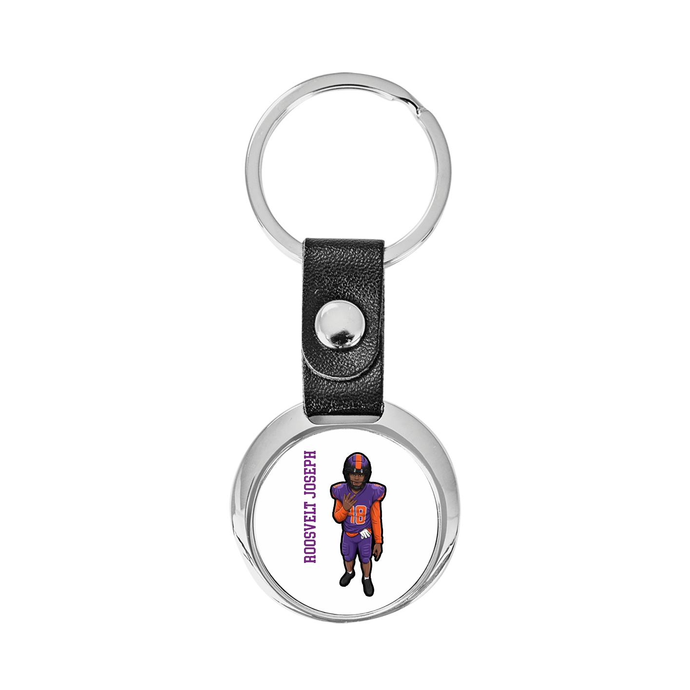 Key Chain — Name Vertical in Classic