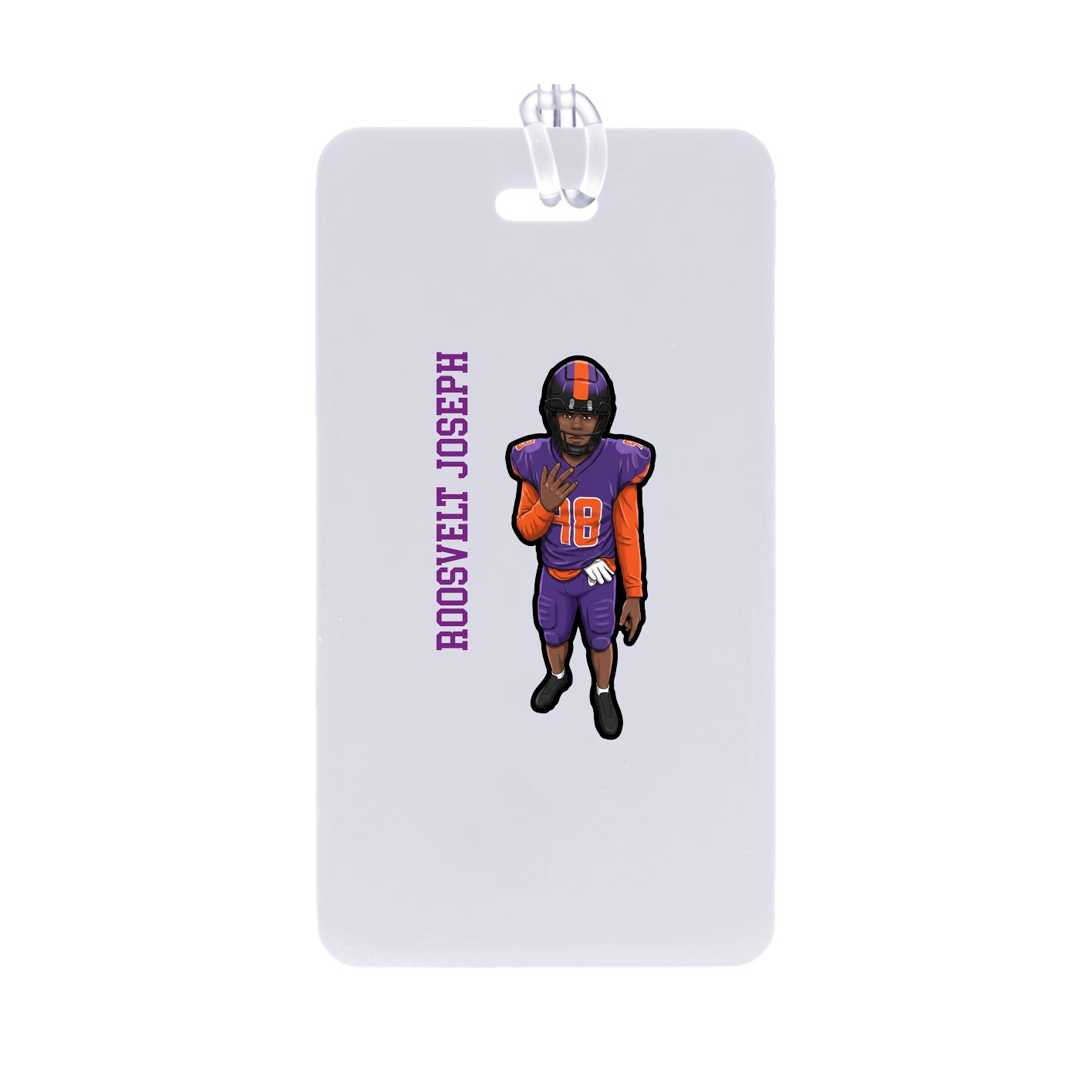 Bag Tag — Name Vertical in Classic