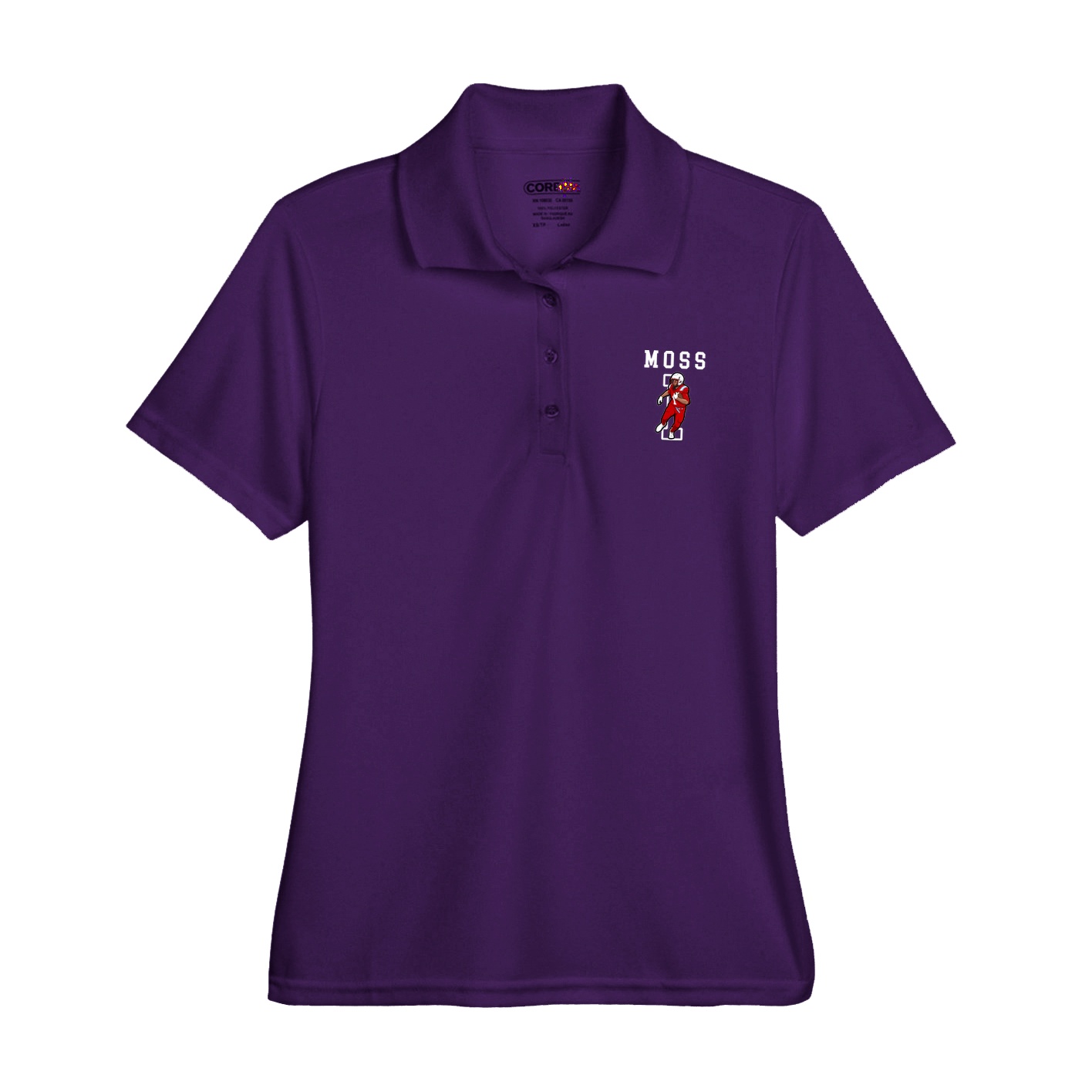 Womens Performance Polo — Shirsey in Purple