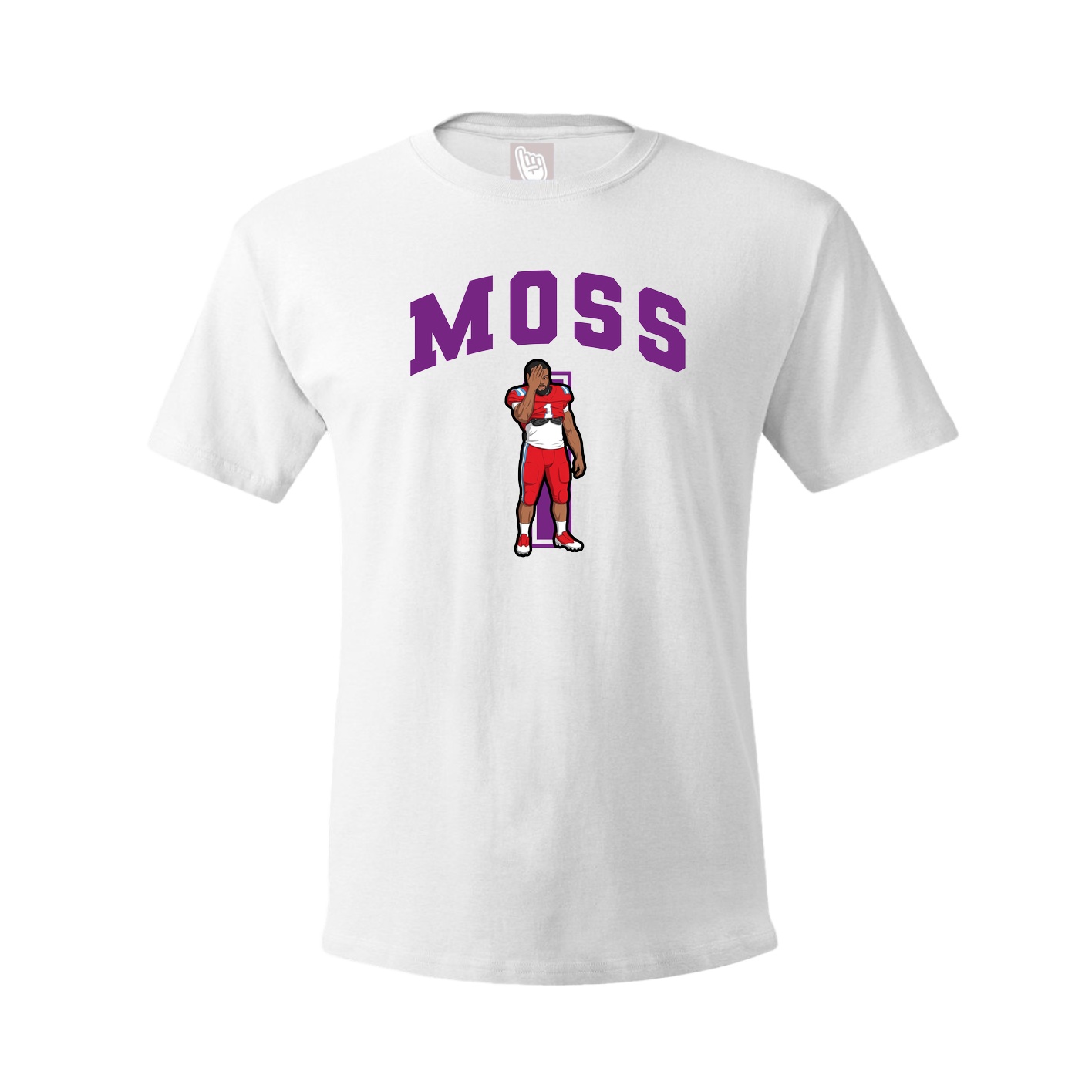 Youth Tee — Number in White