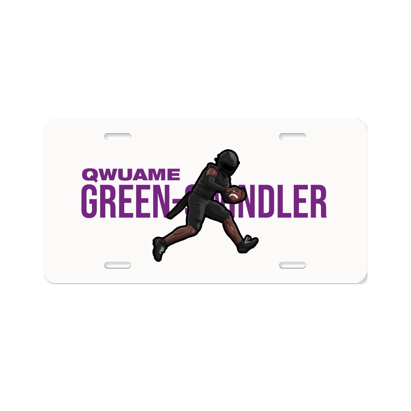 License Plate — Player Name in Classic