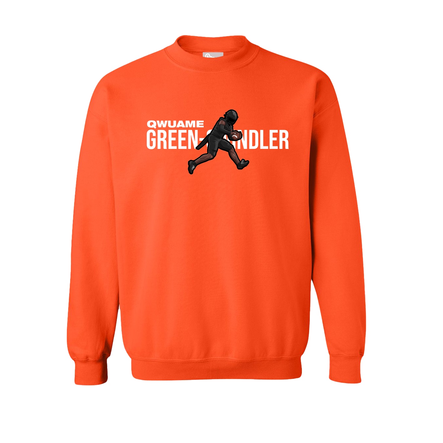 Fleece Crew — Player Name in Orange