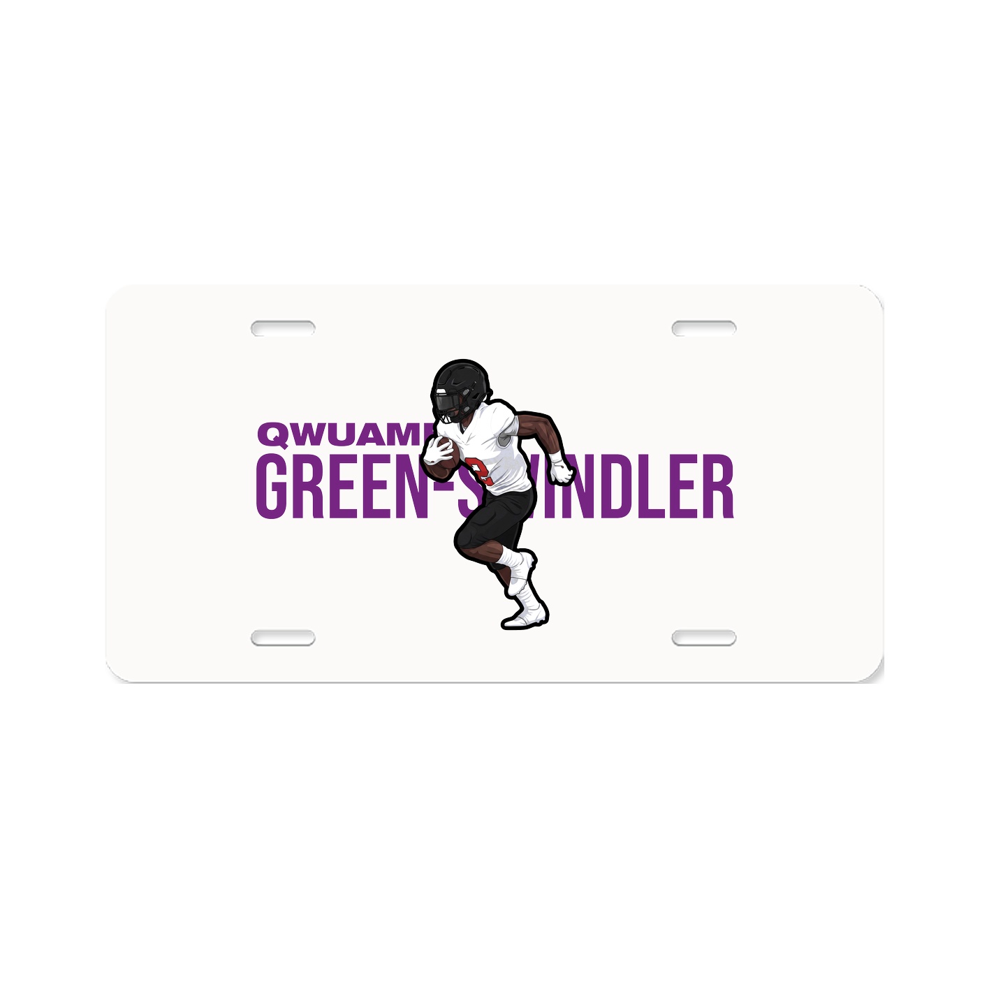 License Plate — Player Name in Classic