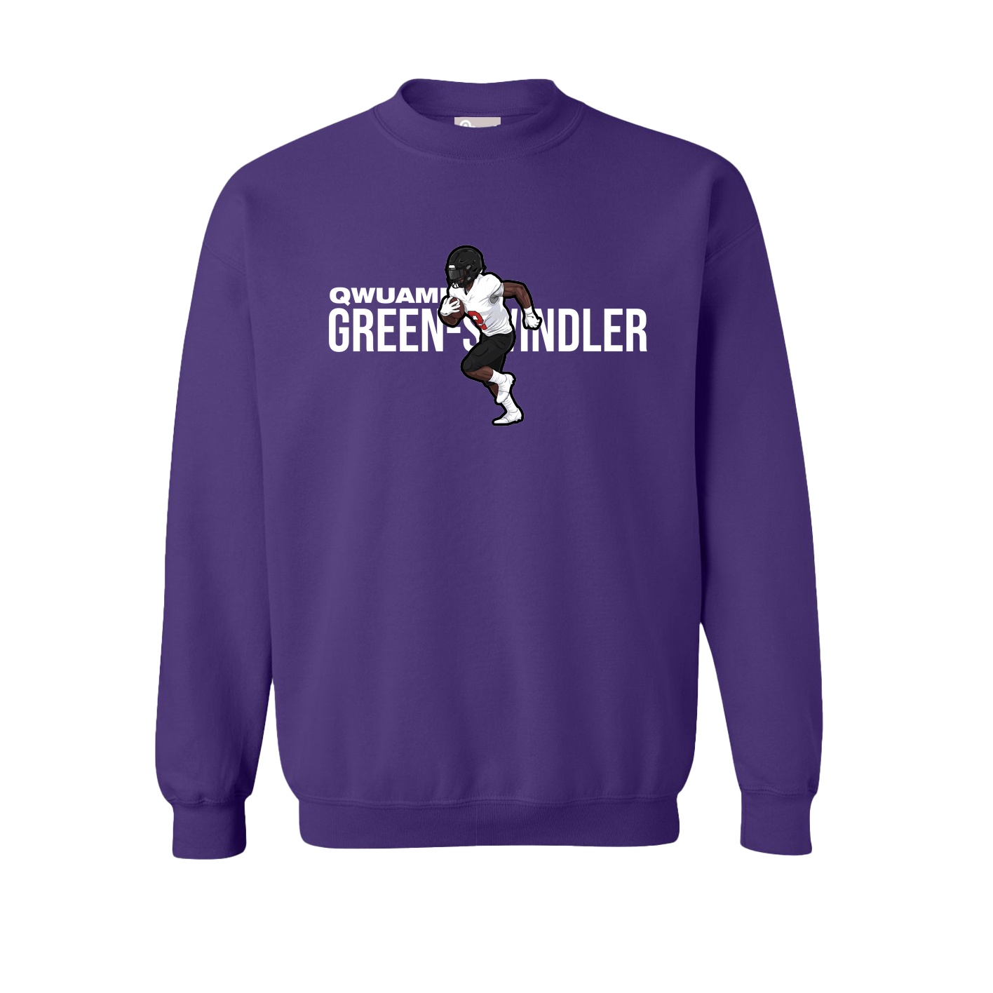 Fleece Crew — Player Name in Purple