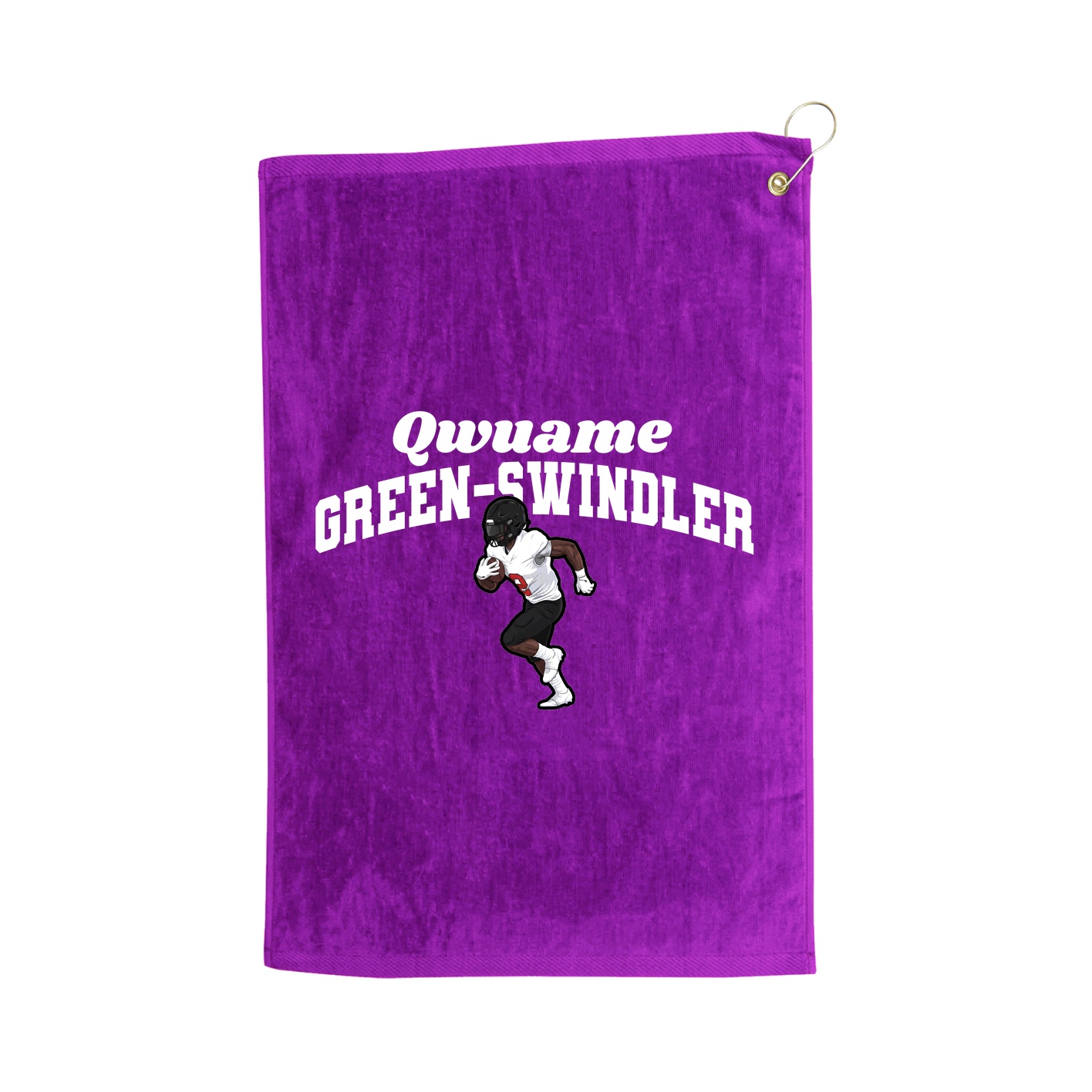 Golf Towel — Signature Arch in Purple