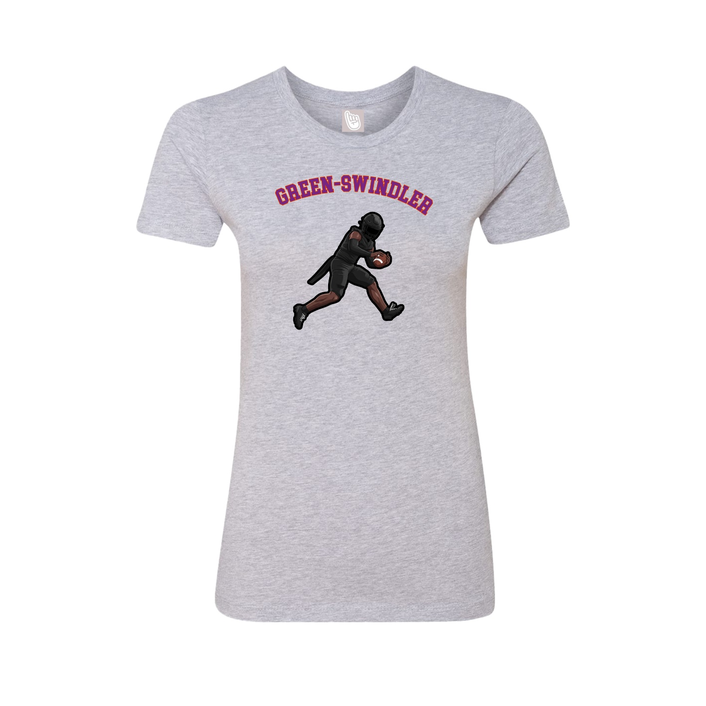 Fitted Women's Tee — Shirsey Arch in Grey
