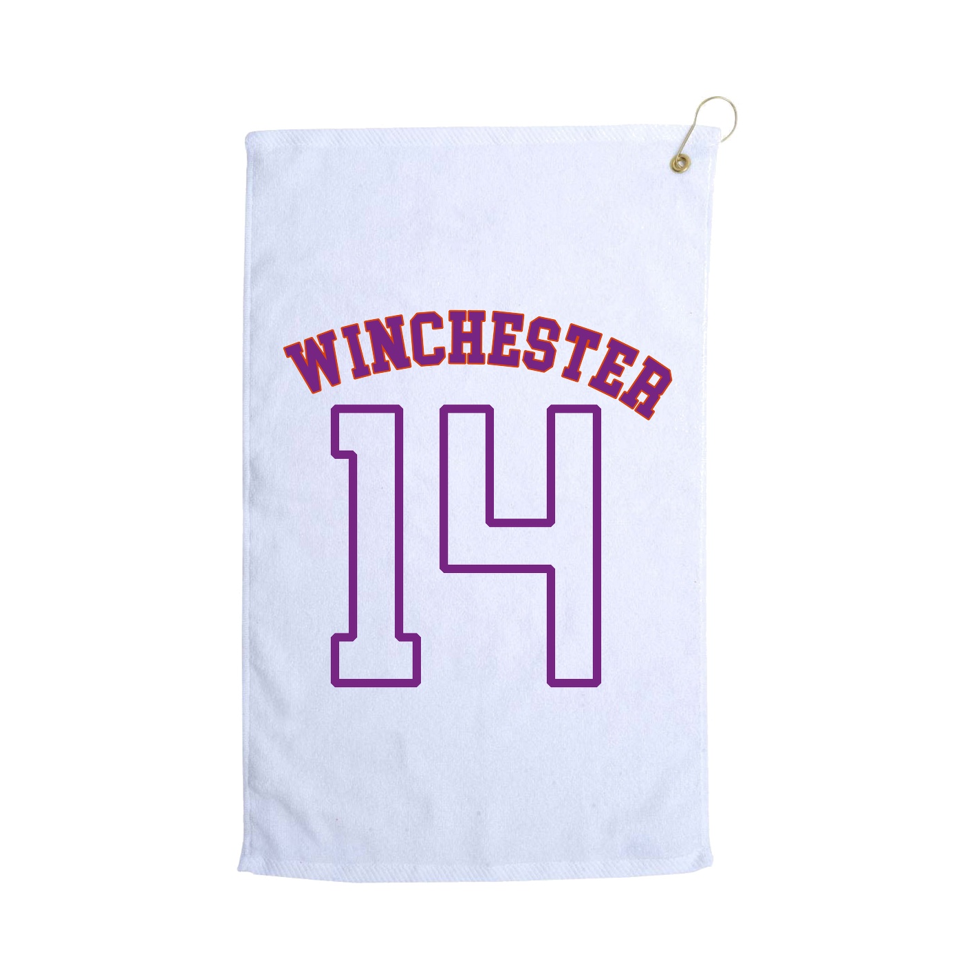 Golf Towel — Shirsey Arch in White