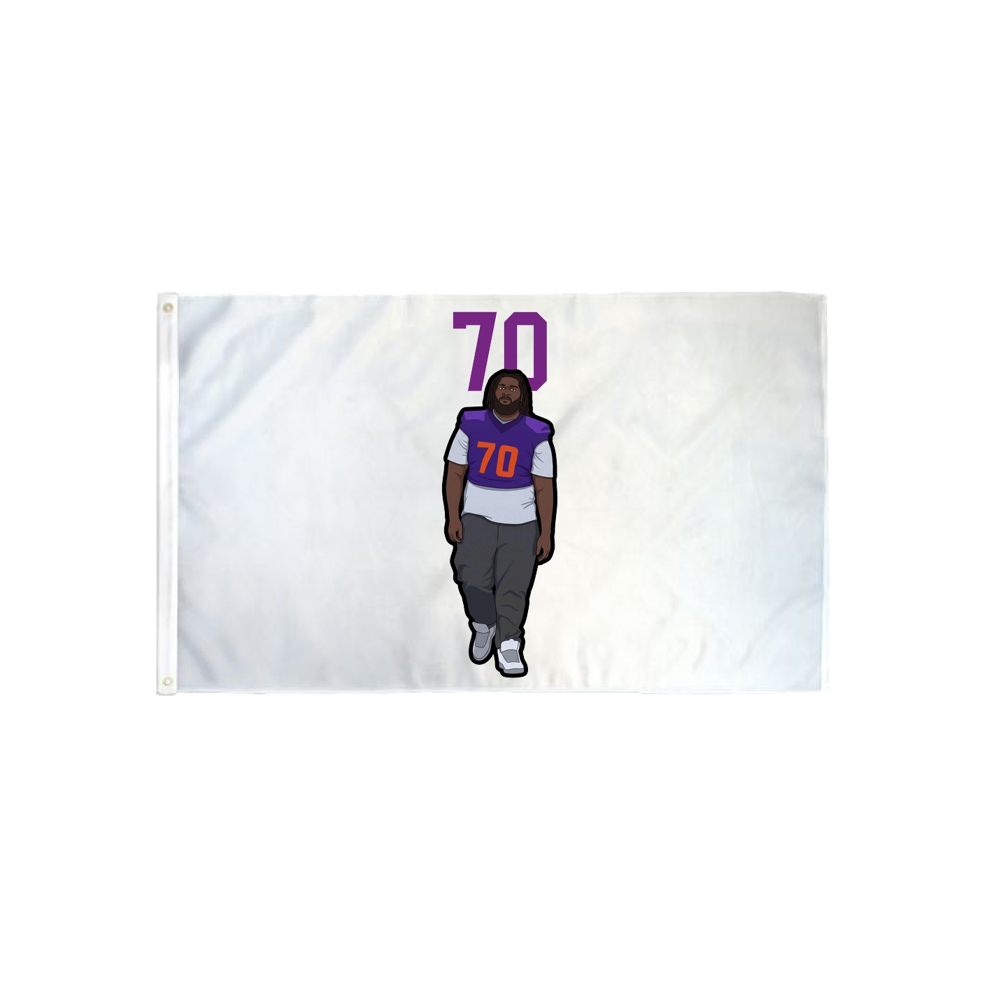 3x5 Flag — Number Top in Classic