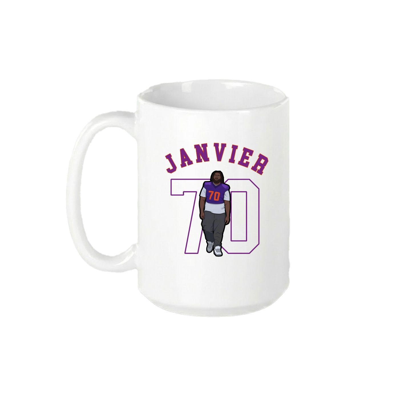 15oz Coffee Mug — Shirsey Arch in White