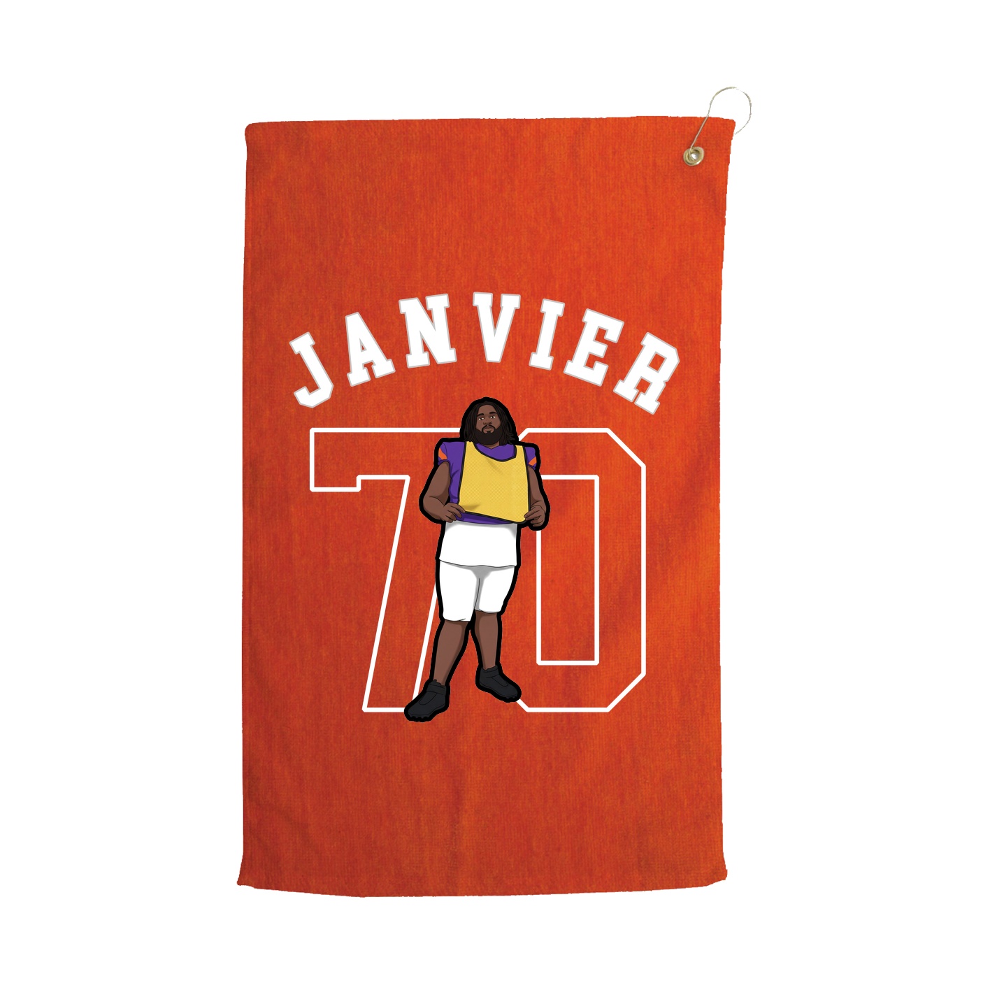 Golf Towel — Shirsey Arch in Orange