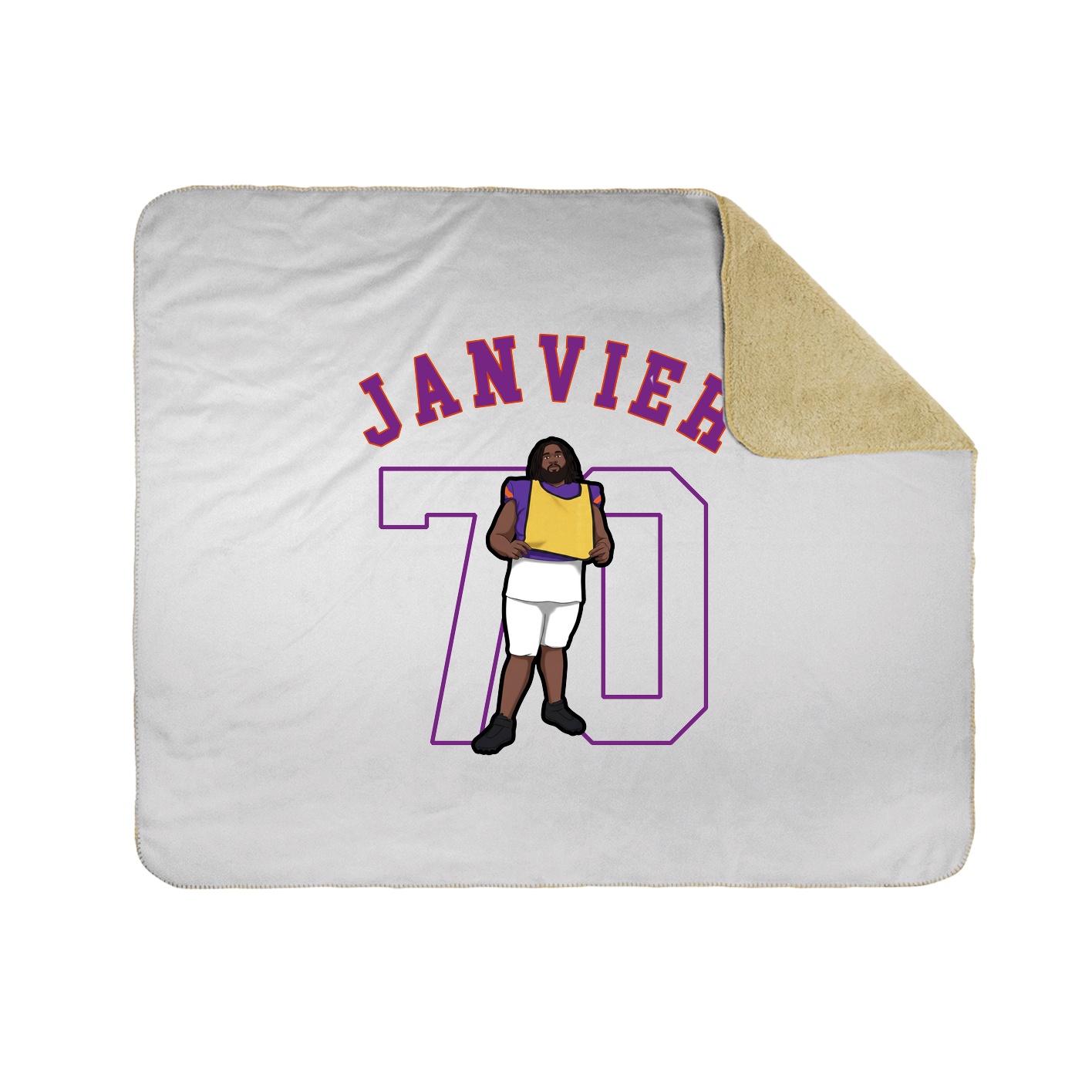 Throw Blanket — Shirsey Arch in White