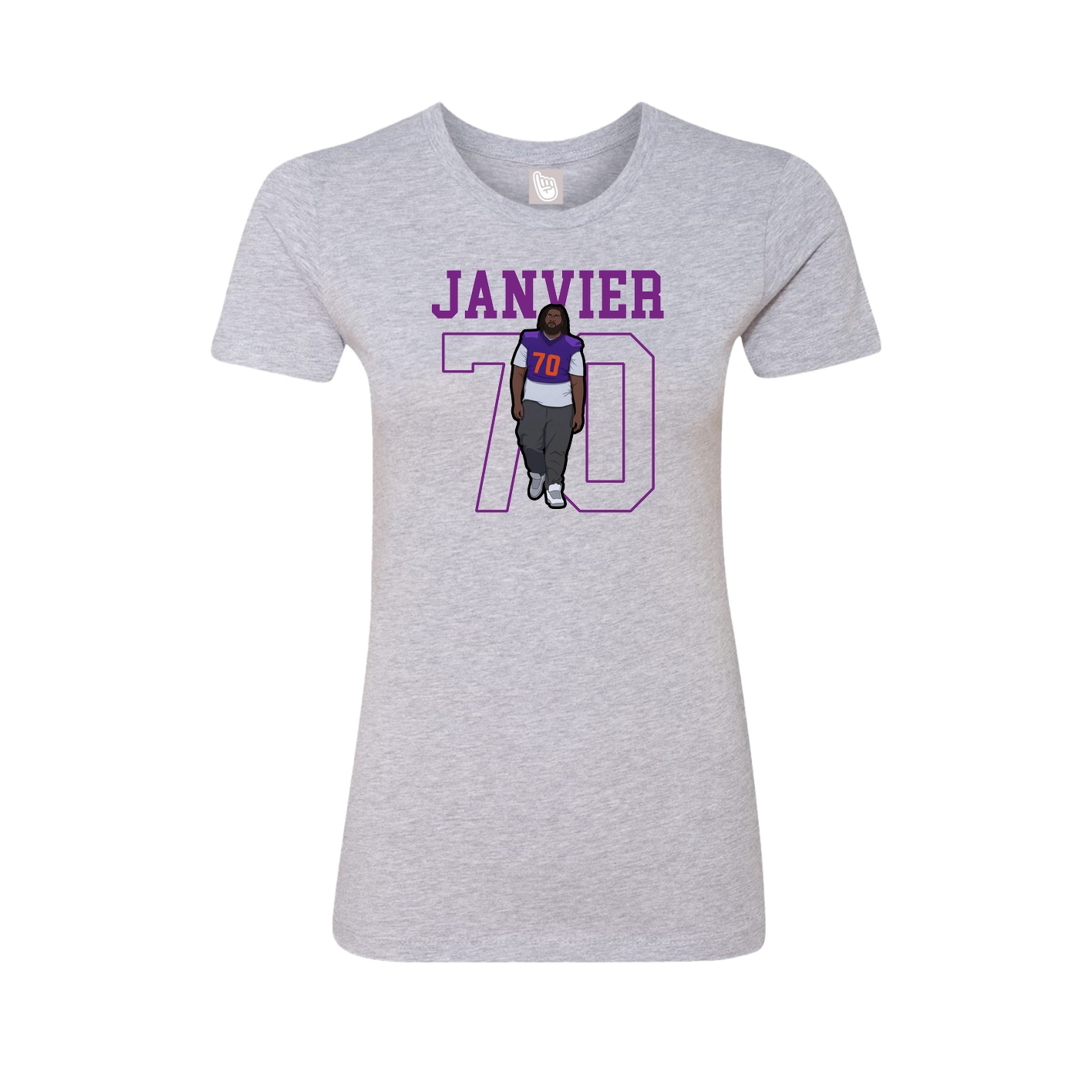 Fitted Women's Tee — Shirsey in Grey