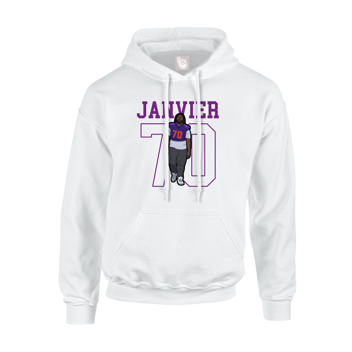 Youth Hoodie — Shirsey in White