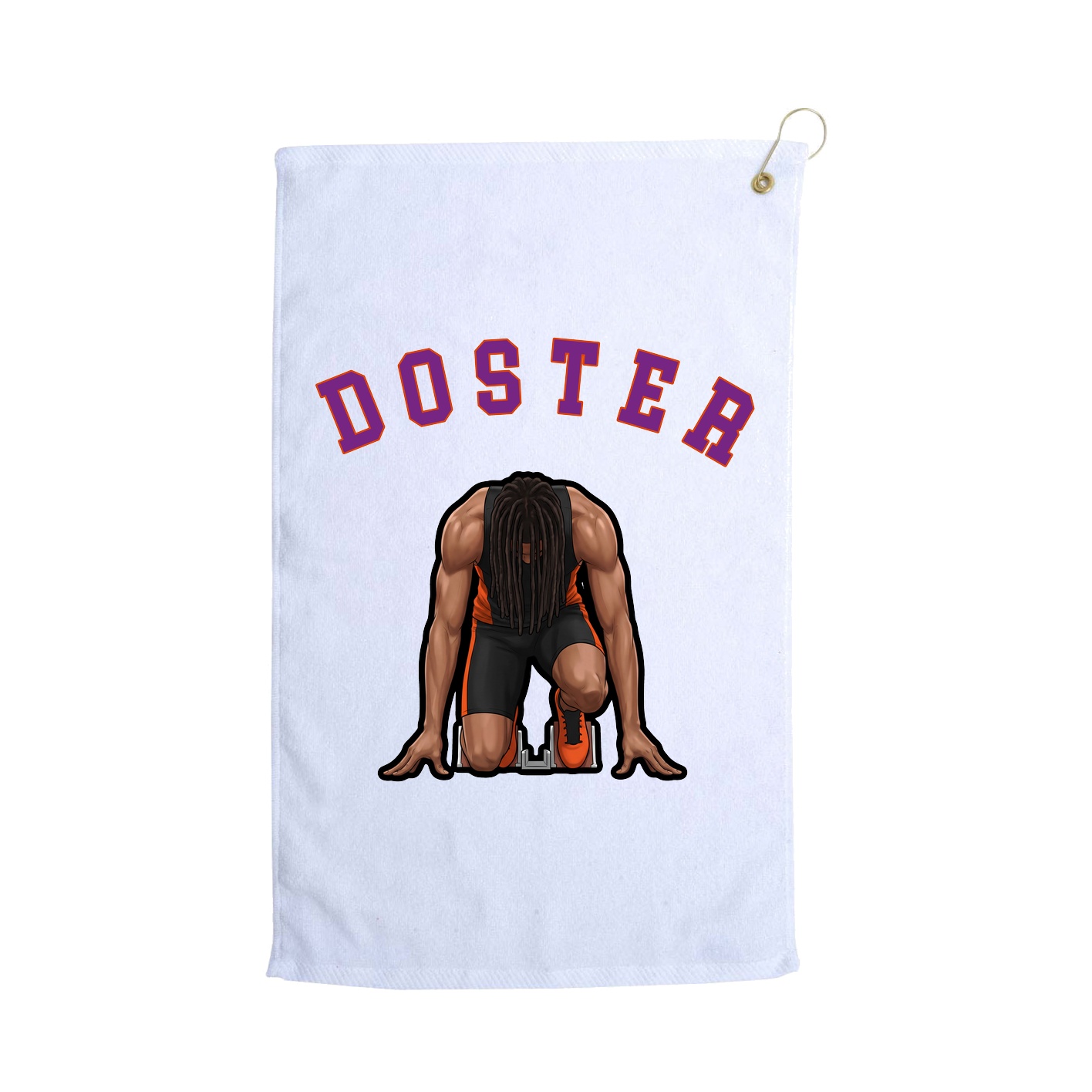 Golf Towel — Shirsey Arch in White