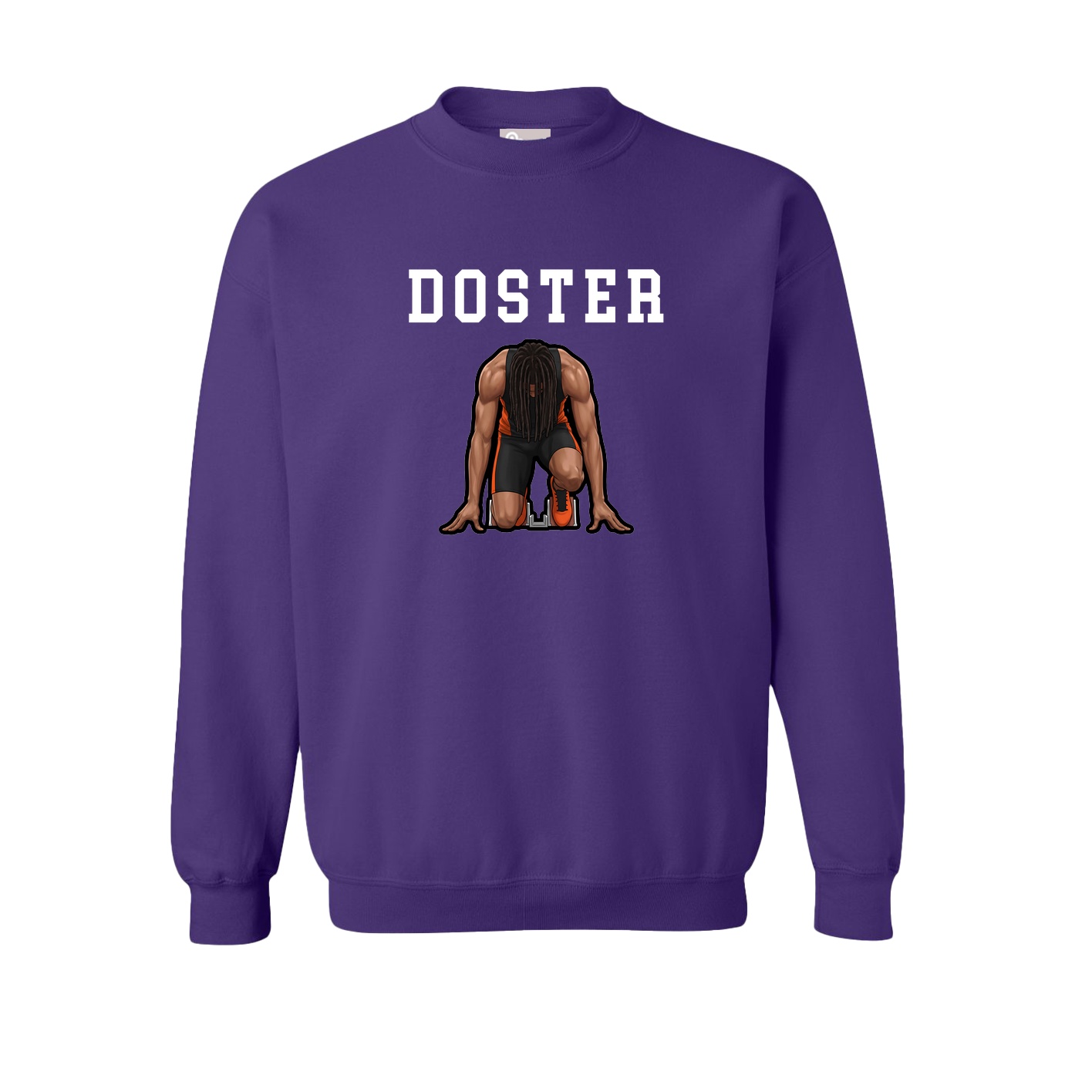 Fleece Crew — Shirsey in Purple