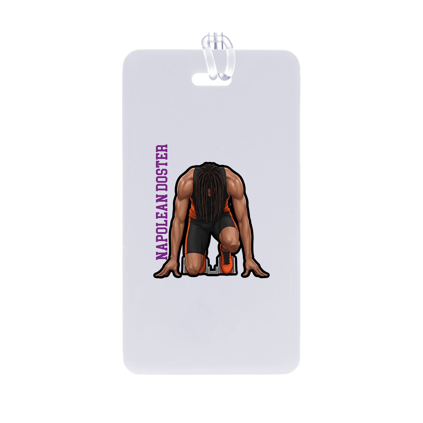 Bag Tag — Name Vertical in Classic