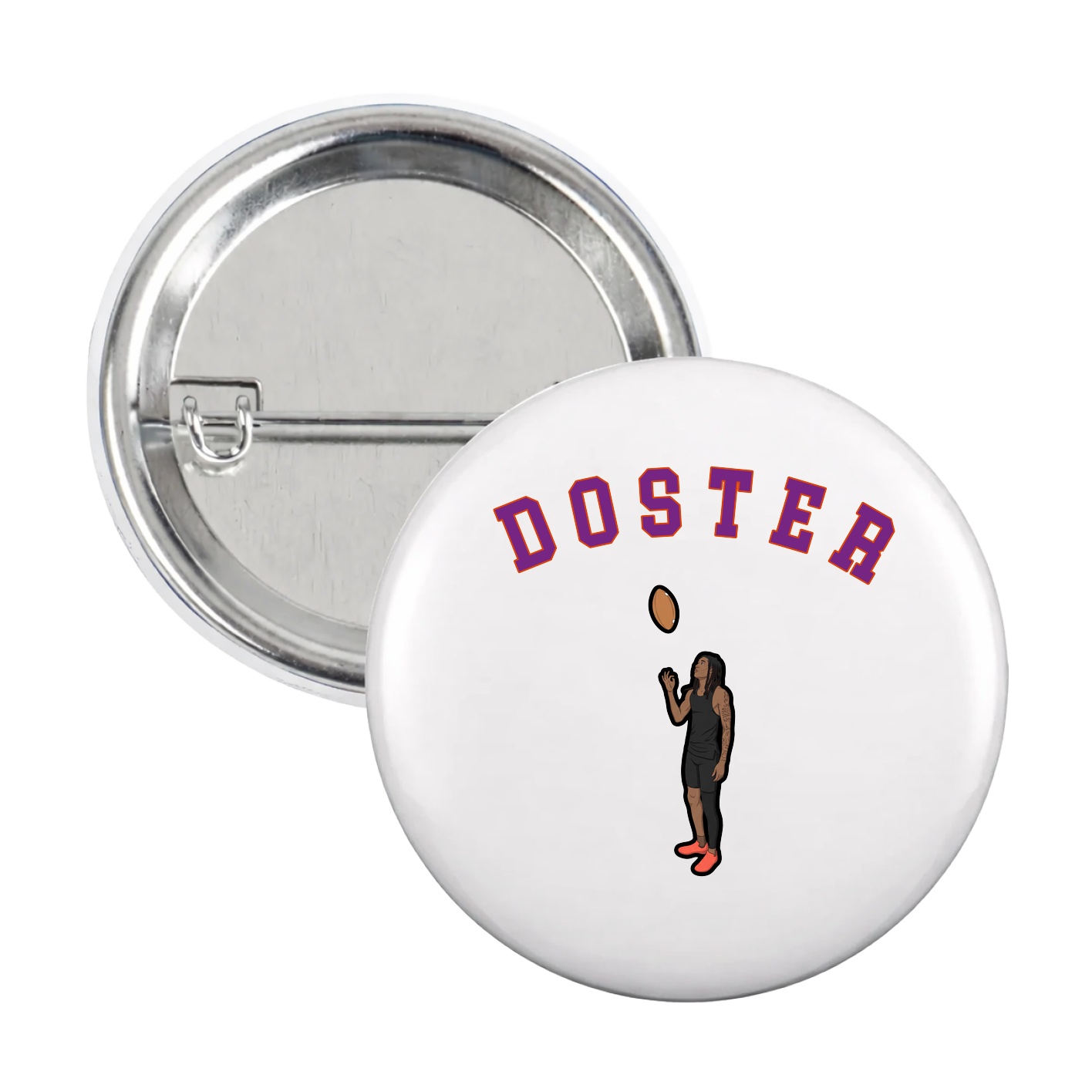 Game Day Button — Shirsey Arch in White