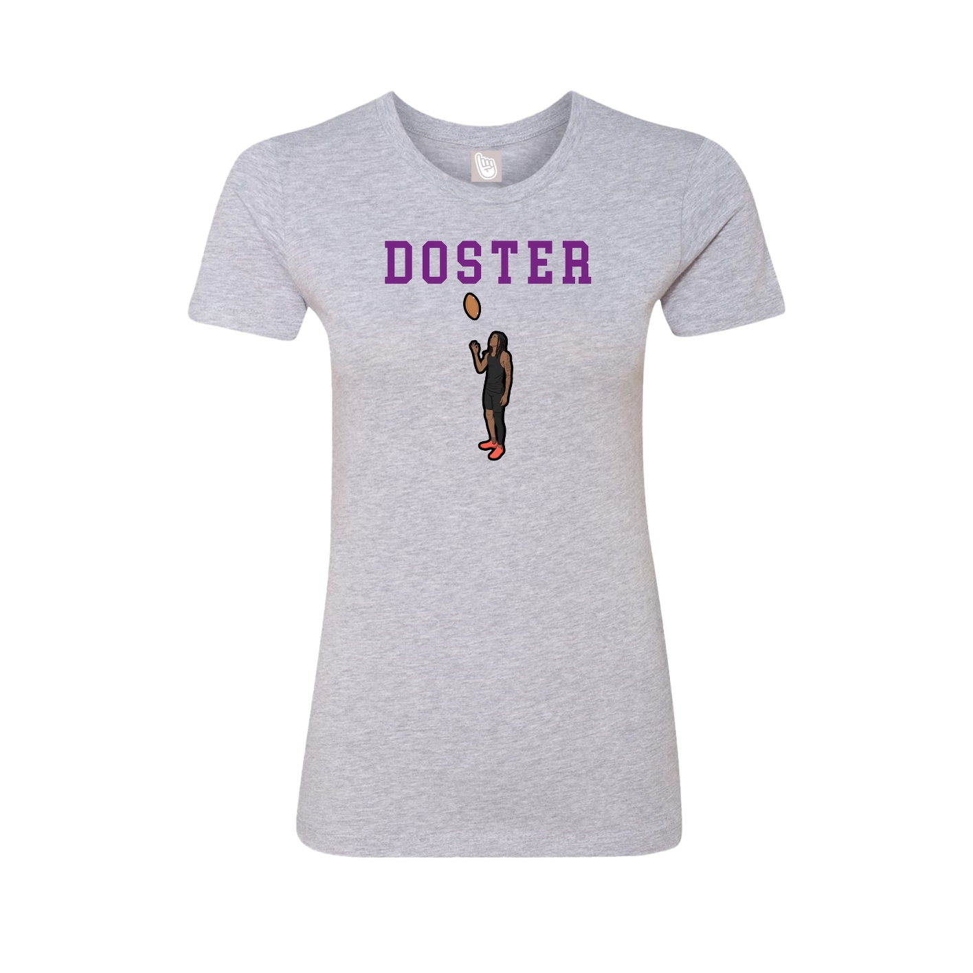 Fitted Women's Tee — Shirsey in Grey