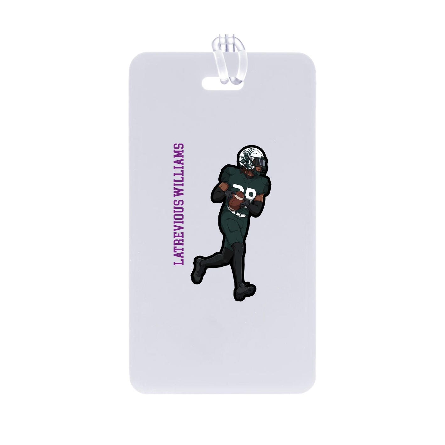 Bag Tag — Name Vertical in Classic