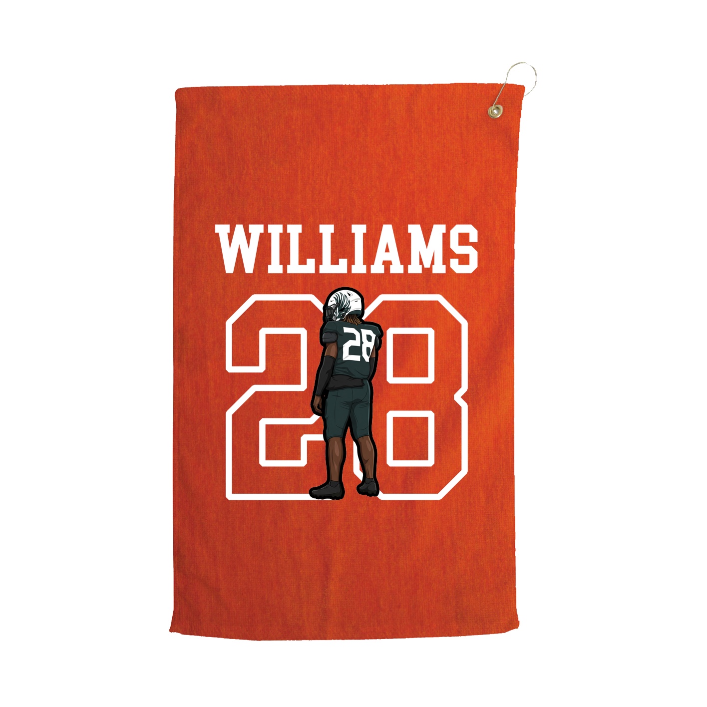 Golf Towel — Shirsey in Orange
